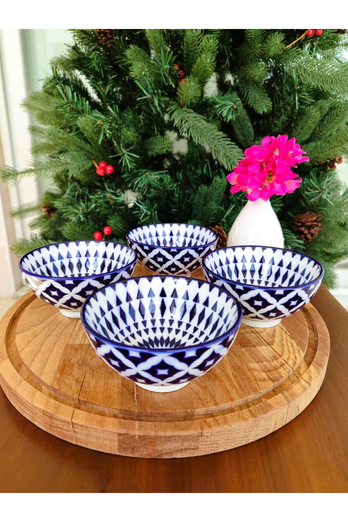 Madame Coco-Revve Bleu Nort New Bone China Bowl - 10 cm 2