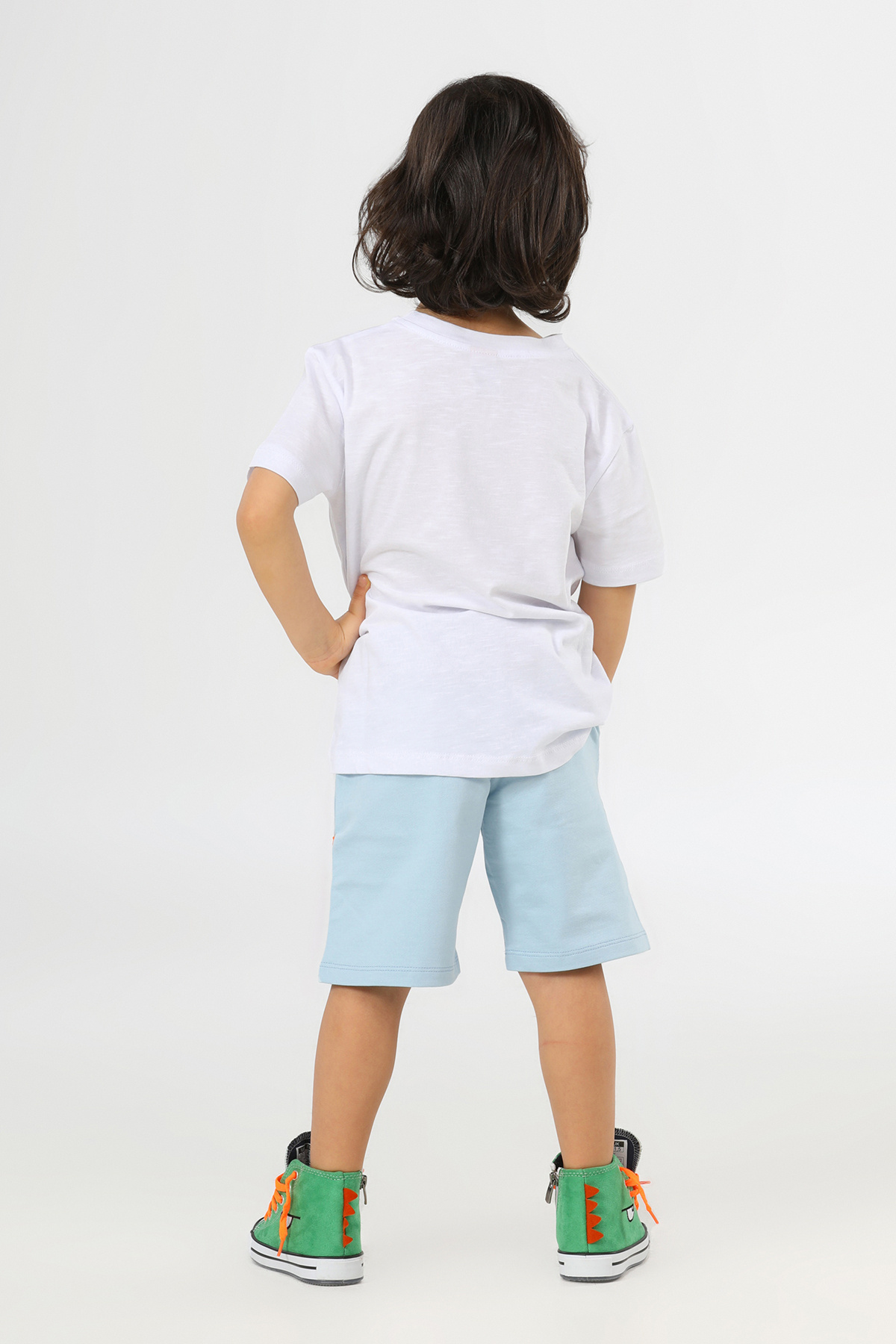 Anfura-Boy's Bear Printed Shorts Set - 100% Cotton, Summer, Comfortable and Stylish Sports Combination 5