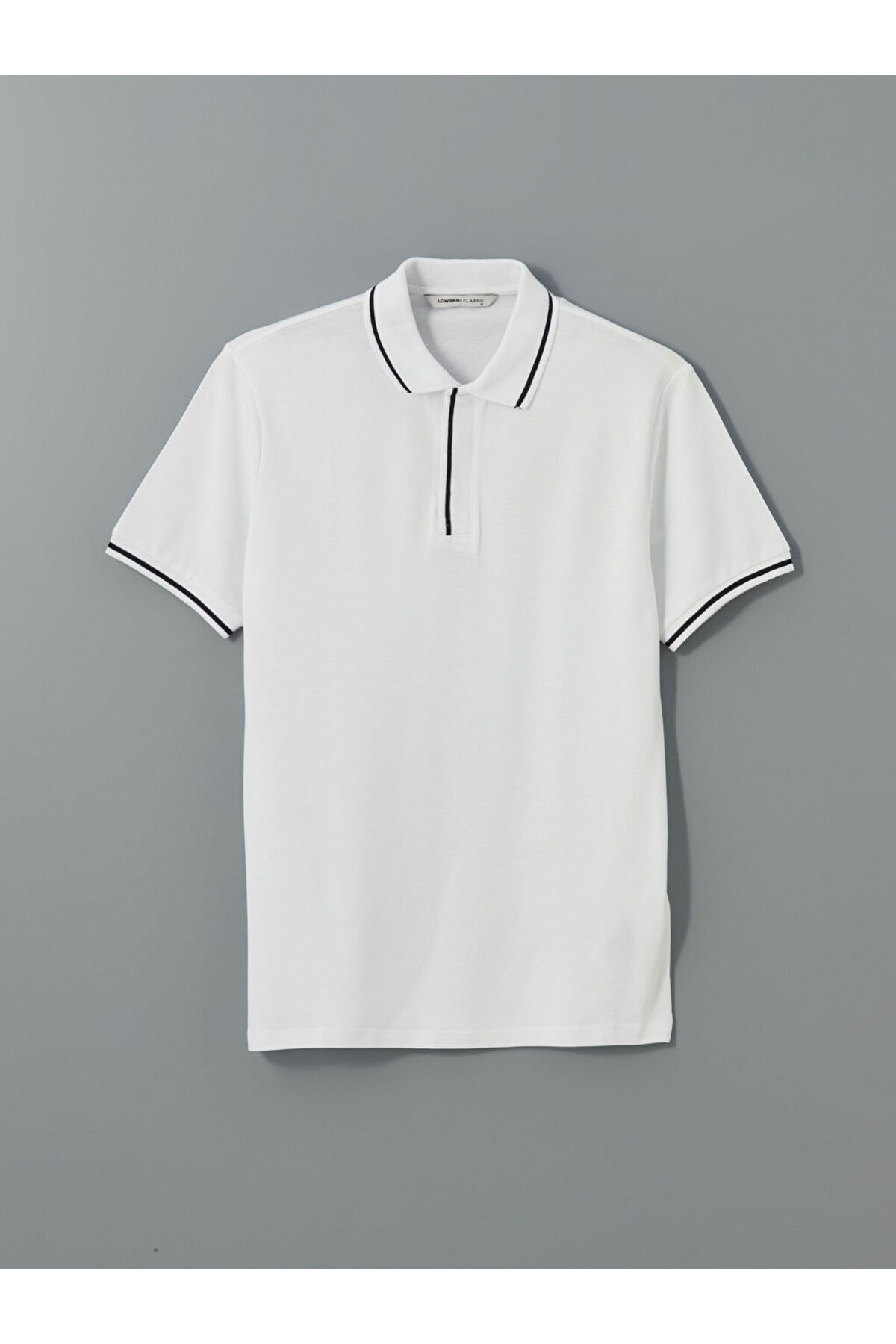 LC Waikiki Yeni Sezon Polo Yaka Kisa Kollu Pike Erkek Tisort - S5FO03Z8