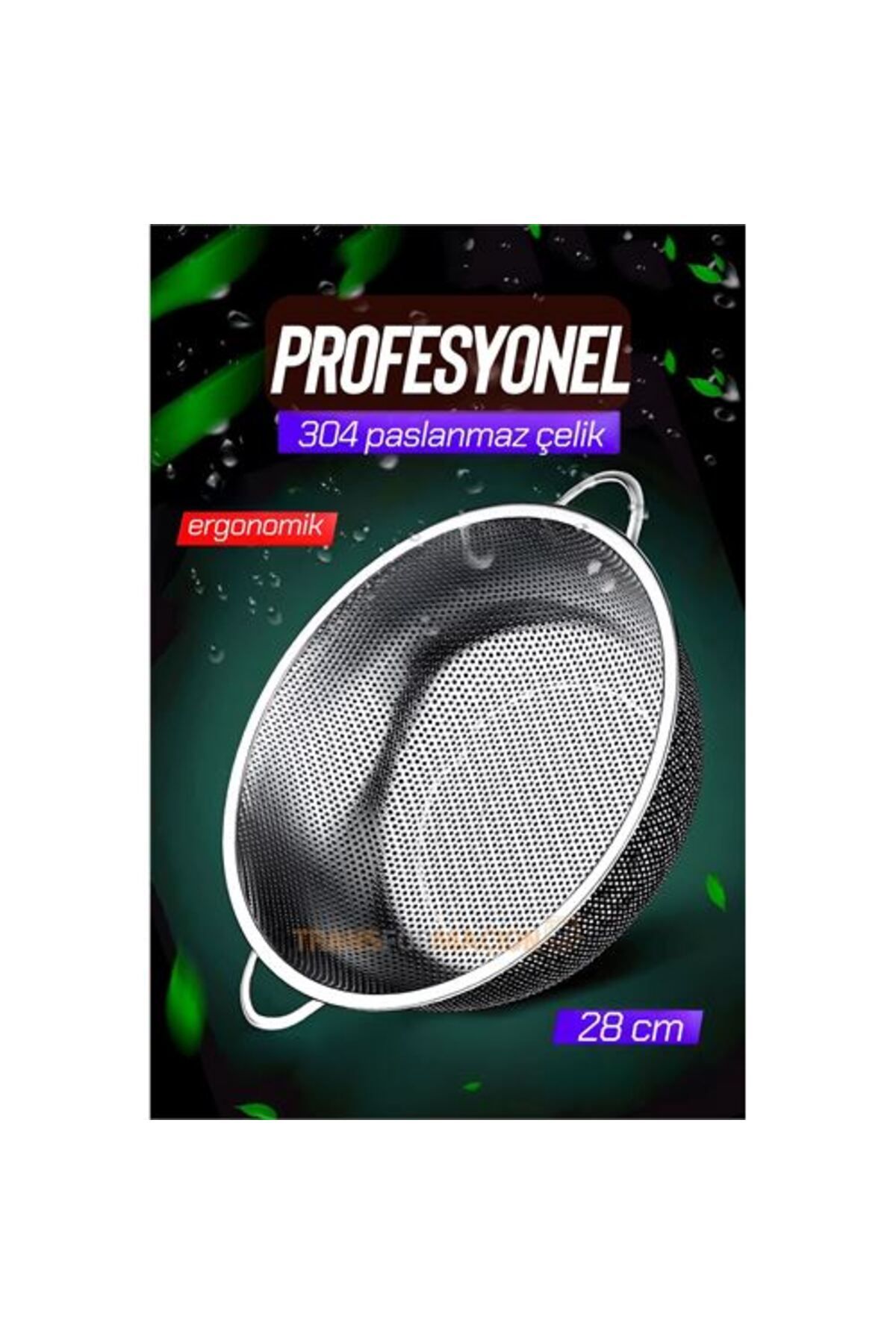 KfksStore Engithalat Kevgir 304 Paslanmaz Çelik Mink Design