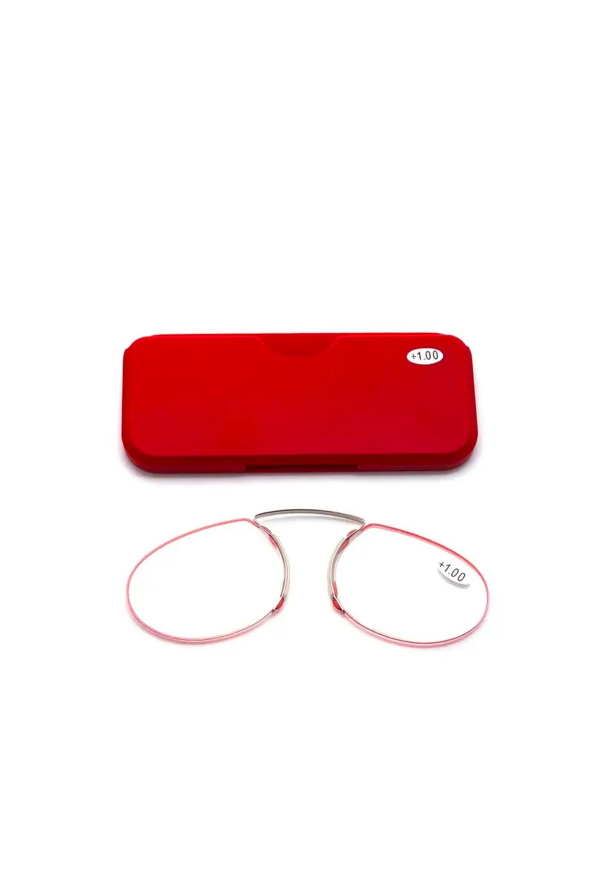 glasses accessory-Nose Top Reading Glasses - Practicalcan Stick to the Back of Phone +3.00 Red 1