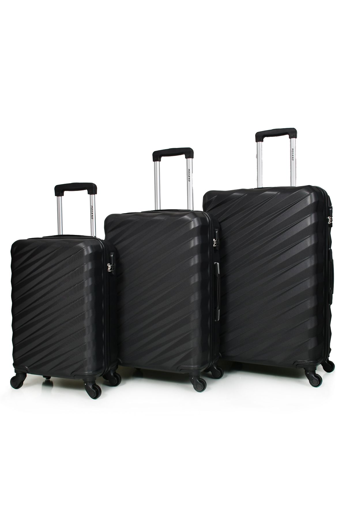 MORANO-3-Piece Morano Travel Luggage Trolley Set Size 28''-24''-20'' Inches. 1