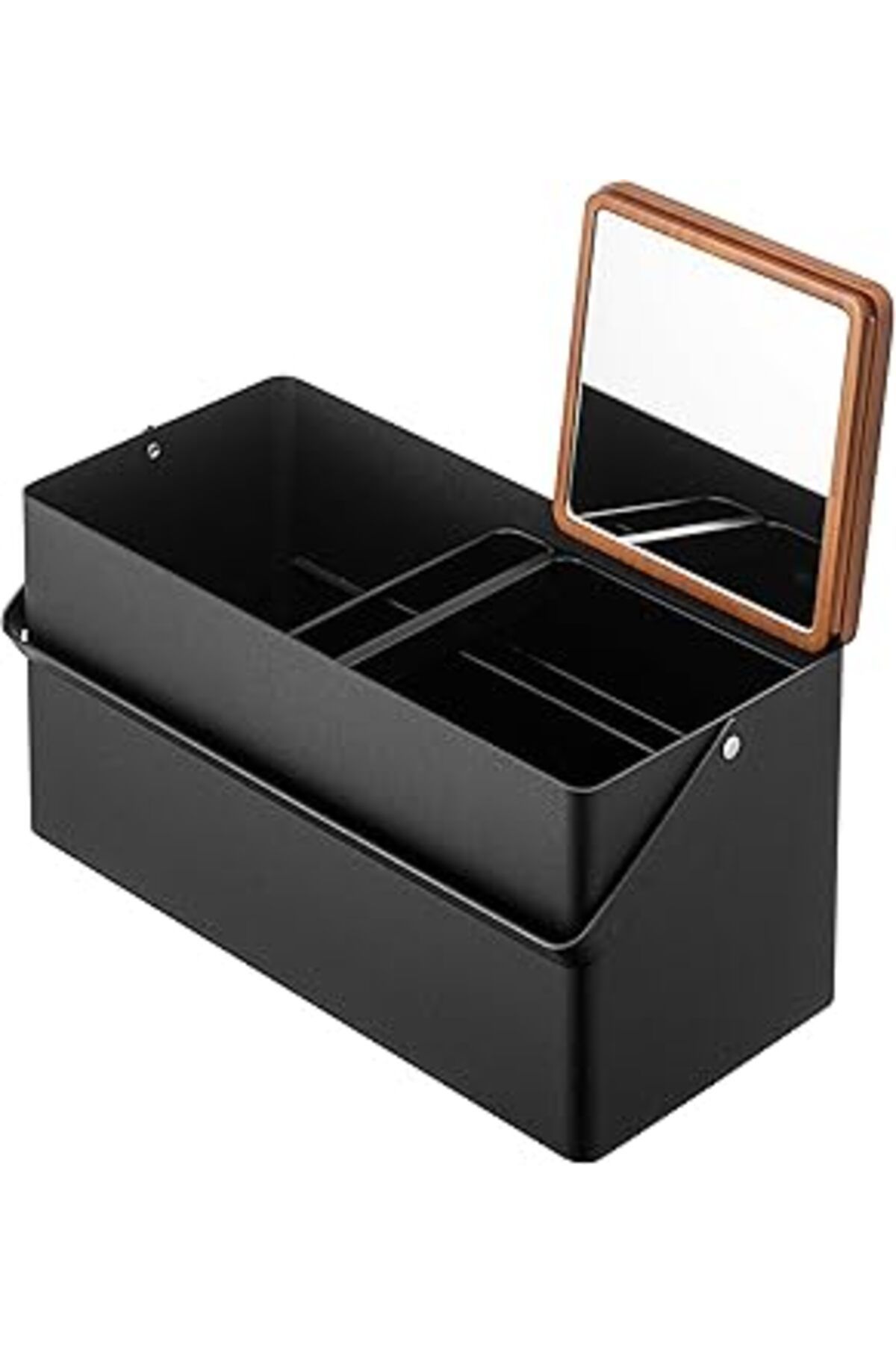 karadağsb Yamazaki Home Tower Büyük Makyaj Düzenleyici Saplı Kozmetik Caddy Kapaklı Makyaj Saklama Çekmecesi