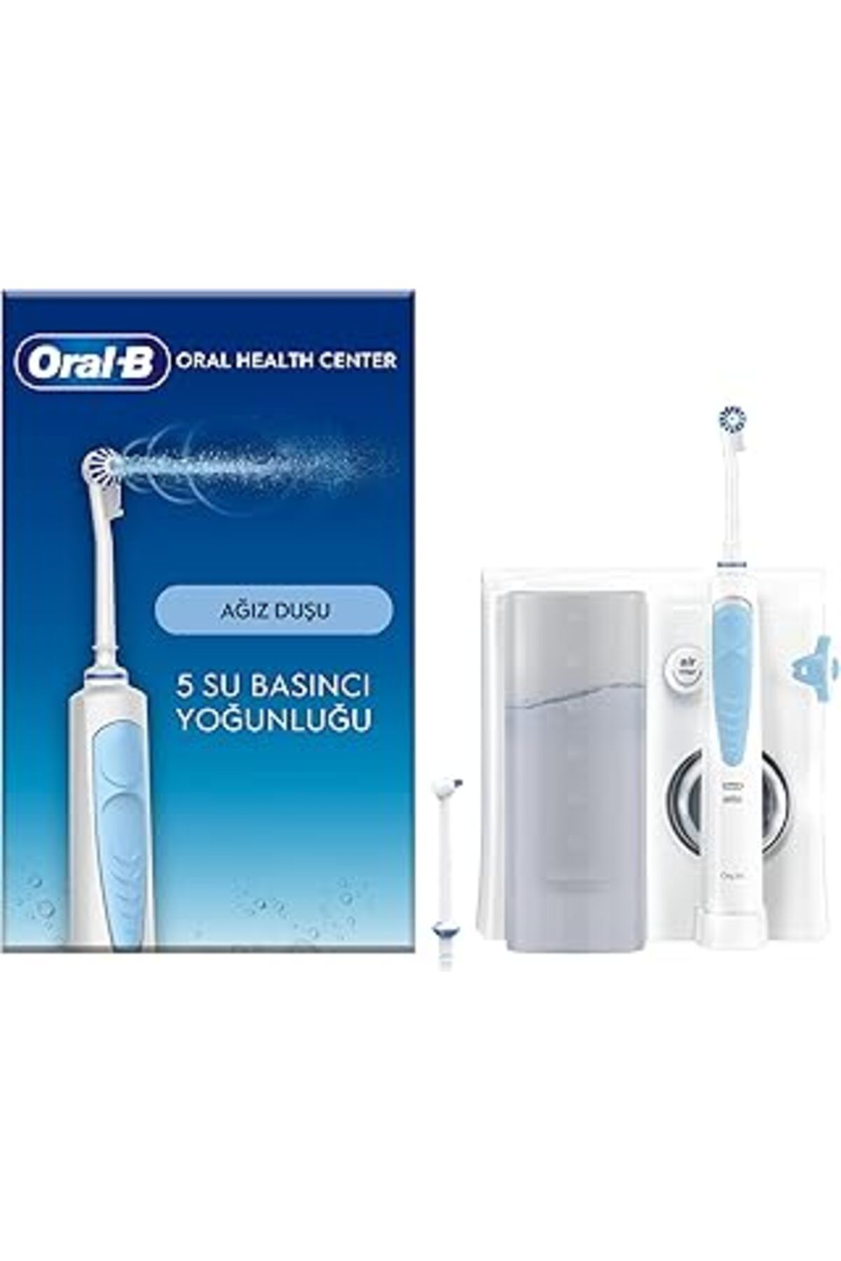 Pazarcan Ağız Sağlığı Merkezi Ağız Duşu: Ağız Duşu, 1 Oxyjet Başlığı, 1 Su Jeti Başlığı