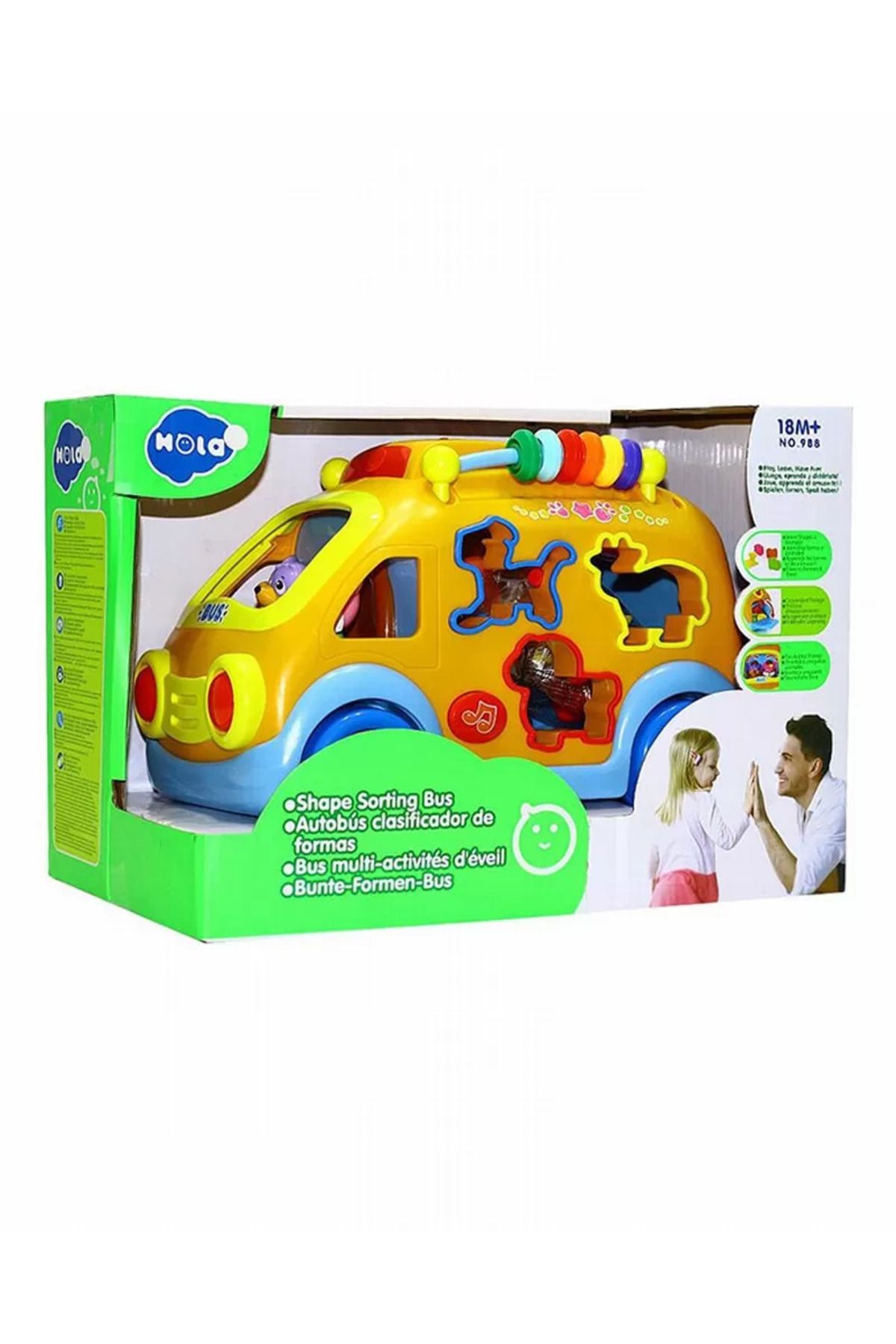 Hola Camioneta Cu Forme Sunete Si Lumini - One Size