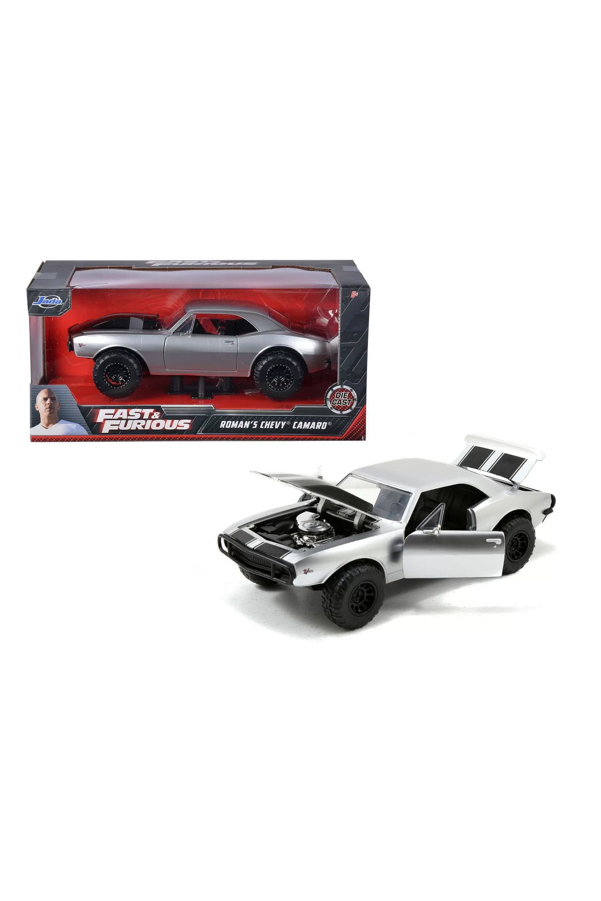 Simba Masinuta Metalica Fast And Furious 1967 Chevy Camaro Scara 1 La 24 - One Size