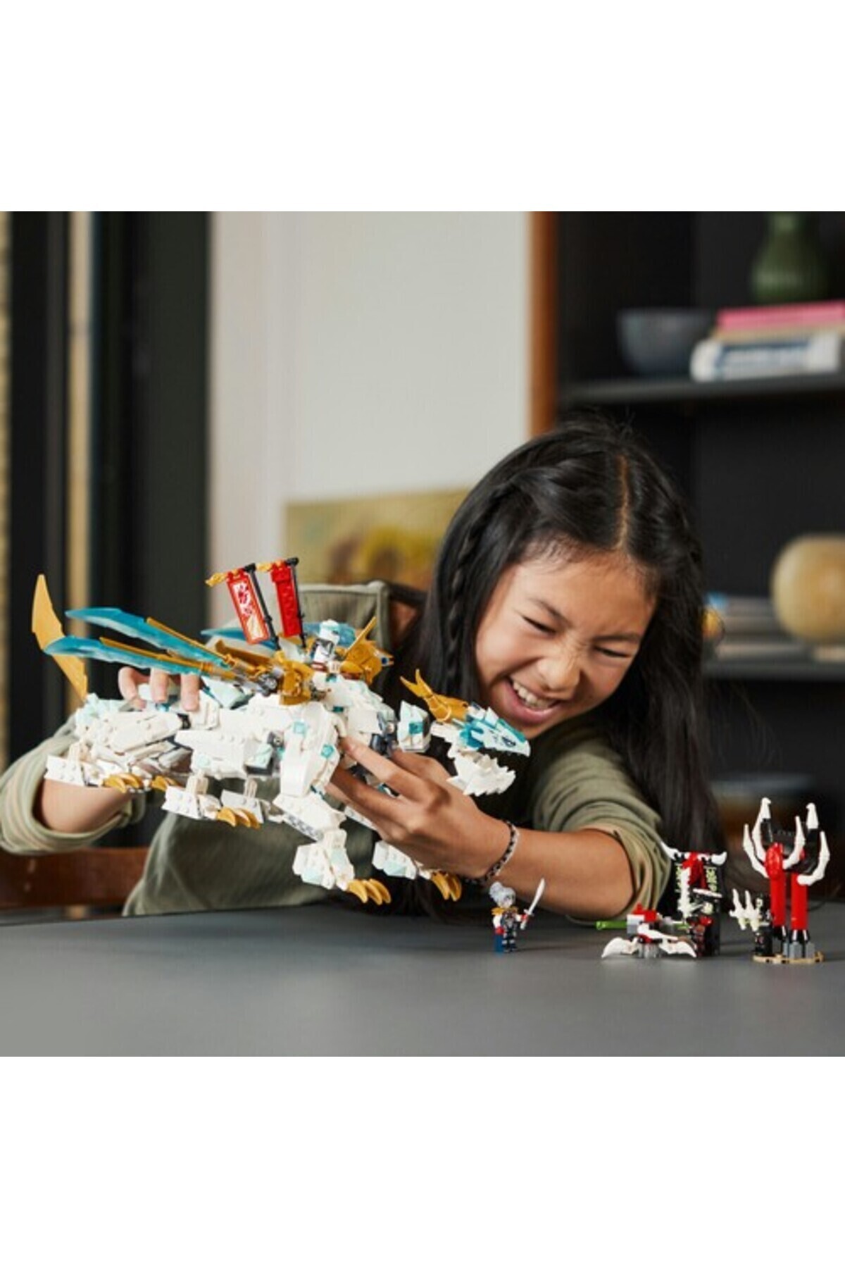 ® نینجاگو® موجود اژدهای یخی زین 71786 - مجموعه ساختنی برای سنین ۱۰ سال و بالاتر (۹۷۳ قطعه)