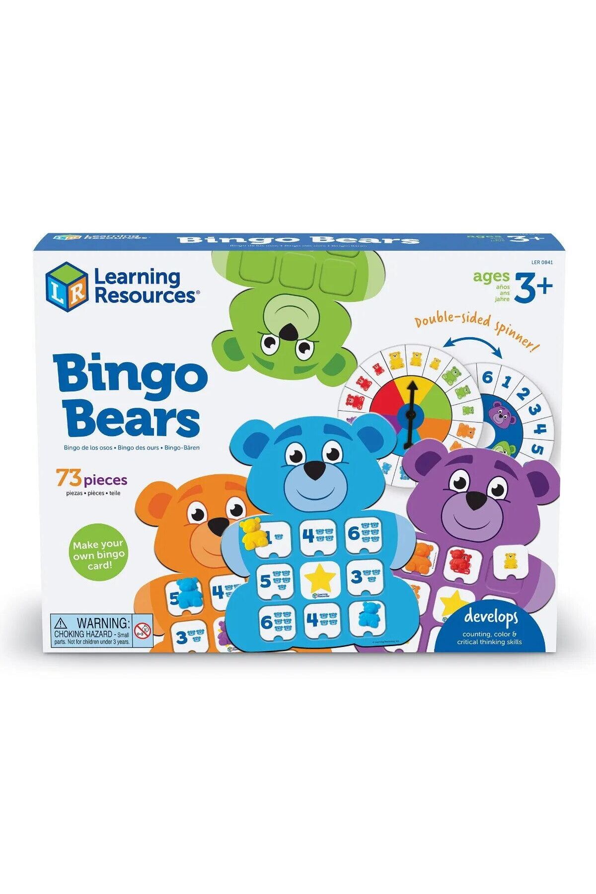 Learning Resources Primul Meu Joc De Bingo - Ursuletii Veseli - One Size