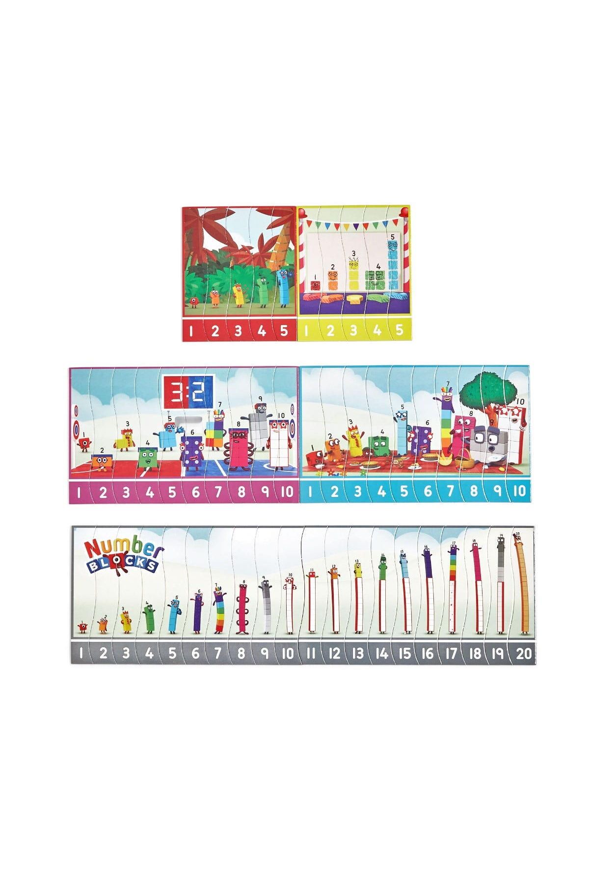 Hand2Mind-Puzzle - Practice Counting From 1 -20 - Numberblocks 4