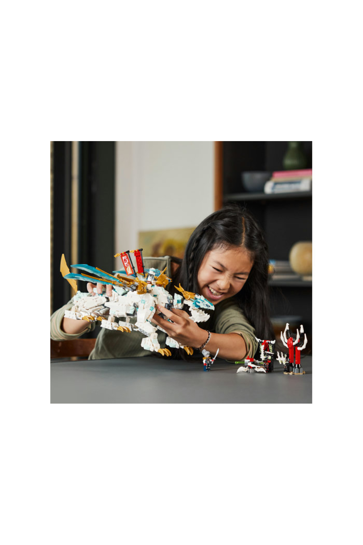 ® نینجاگو® موجود اژدهای یخی زین 71786 - مجموعه ساختنی برای سنین ۱۰ سال و بالاتر (۹۷۳ قطعه)