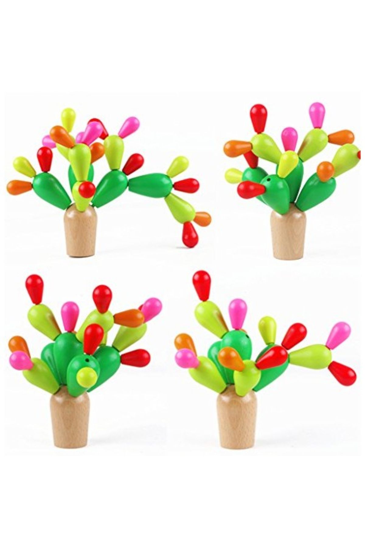 Micostore-Cactus - Joc Din Lemn De Constructie Si Echilibru 3