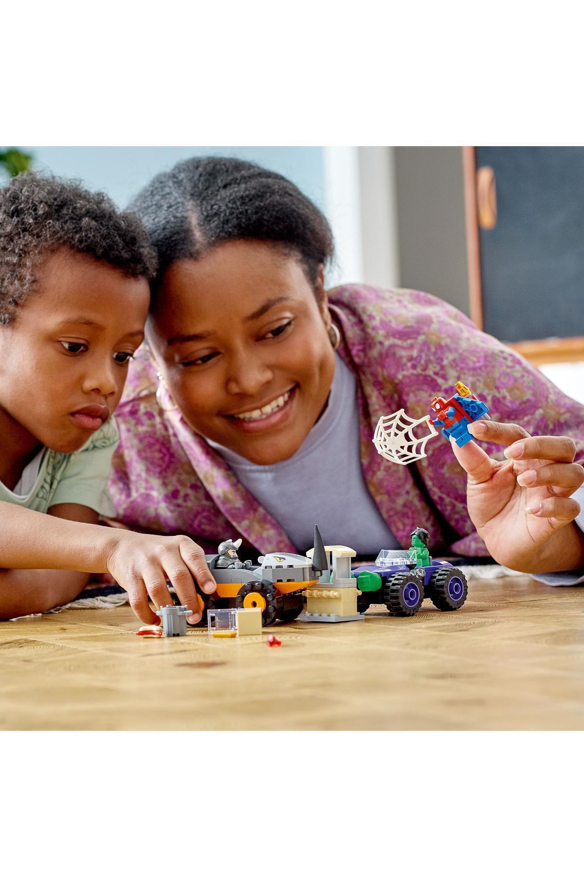 ® مارول مرد عنکبوتی و دوستان شگفتانگیزش هالک در برابر گوزنماهی کامیون ۱۰۷۸۲ (۱۱۰ قطعه)