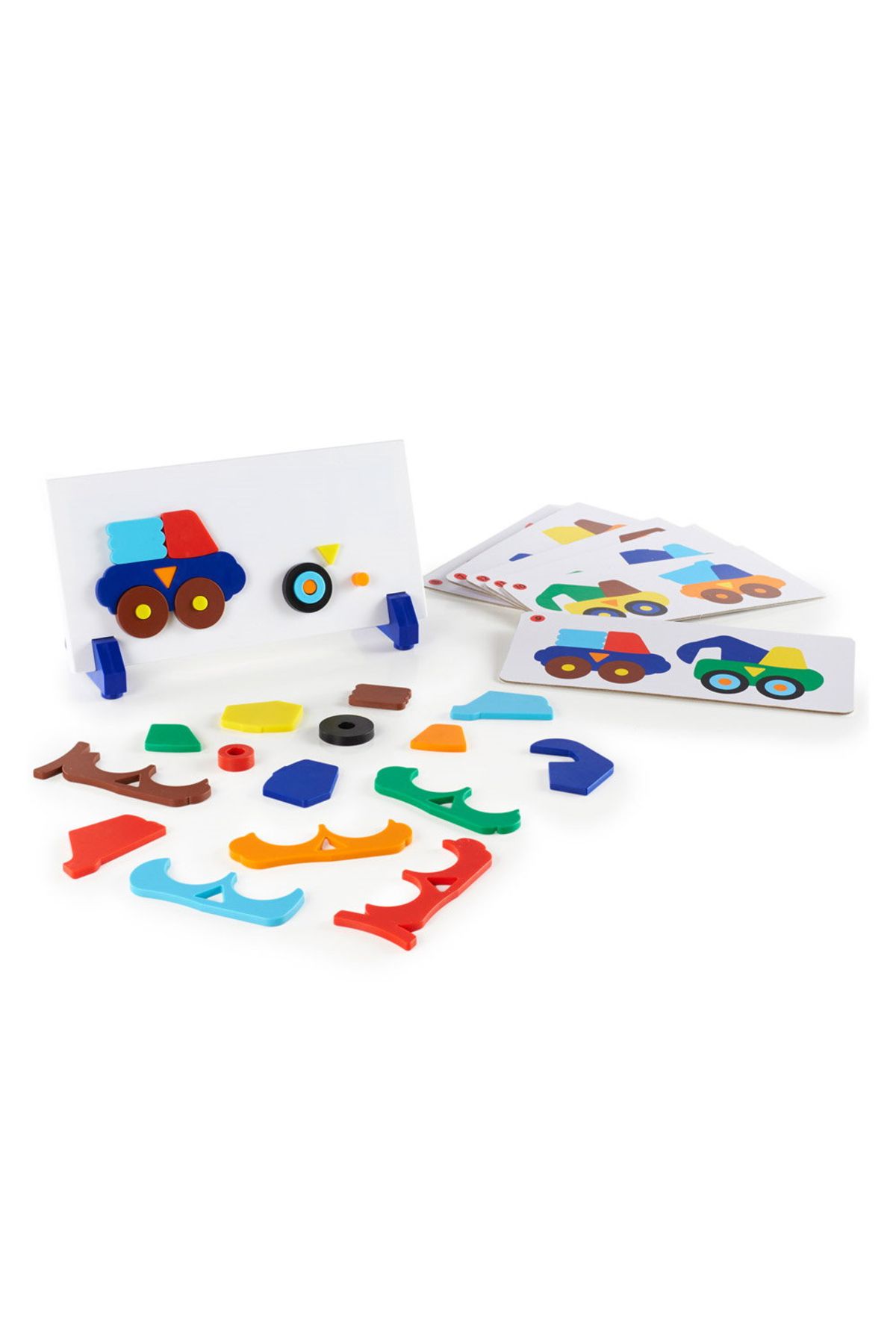Guidecraft-Camion de constructii, Joc Magnetic De Sortare, 4