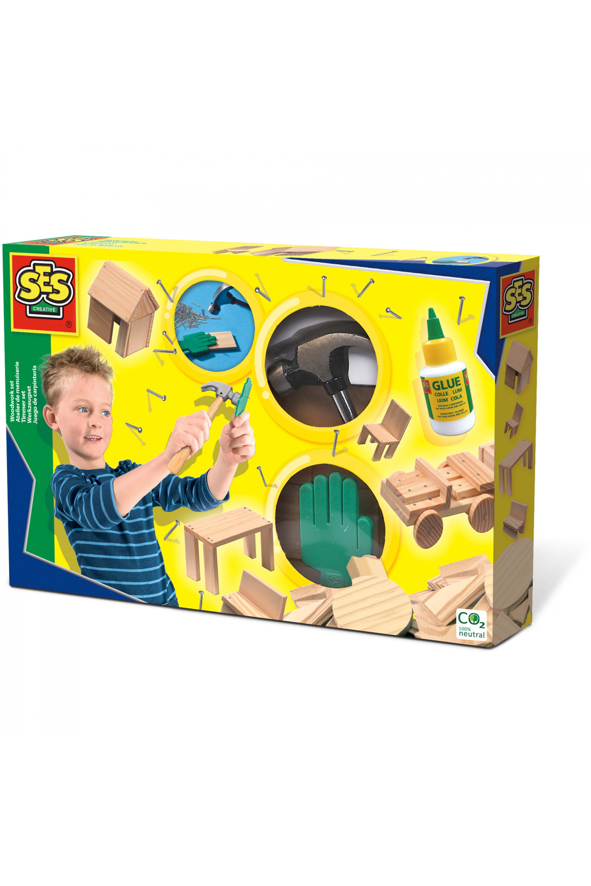 SES Creative-Set creativ - Construcții din lemn 1