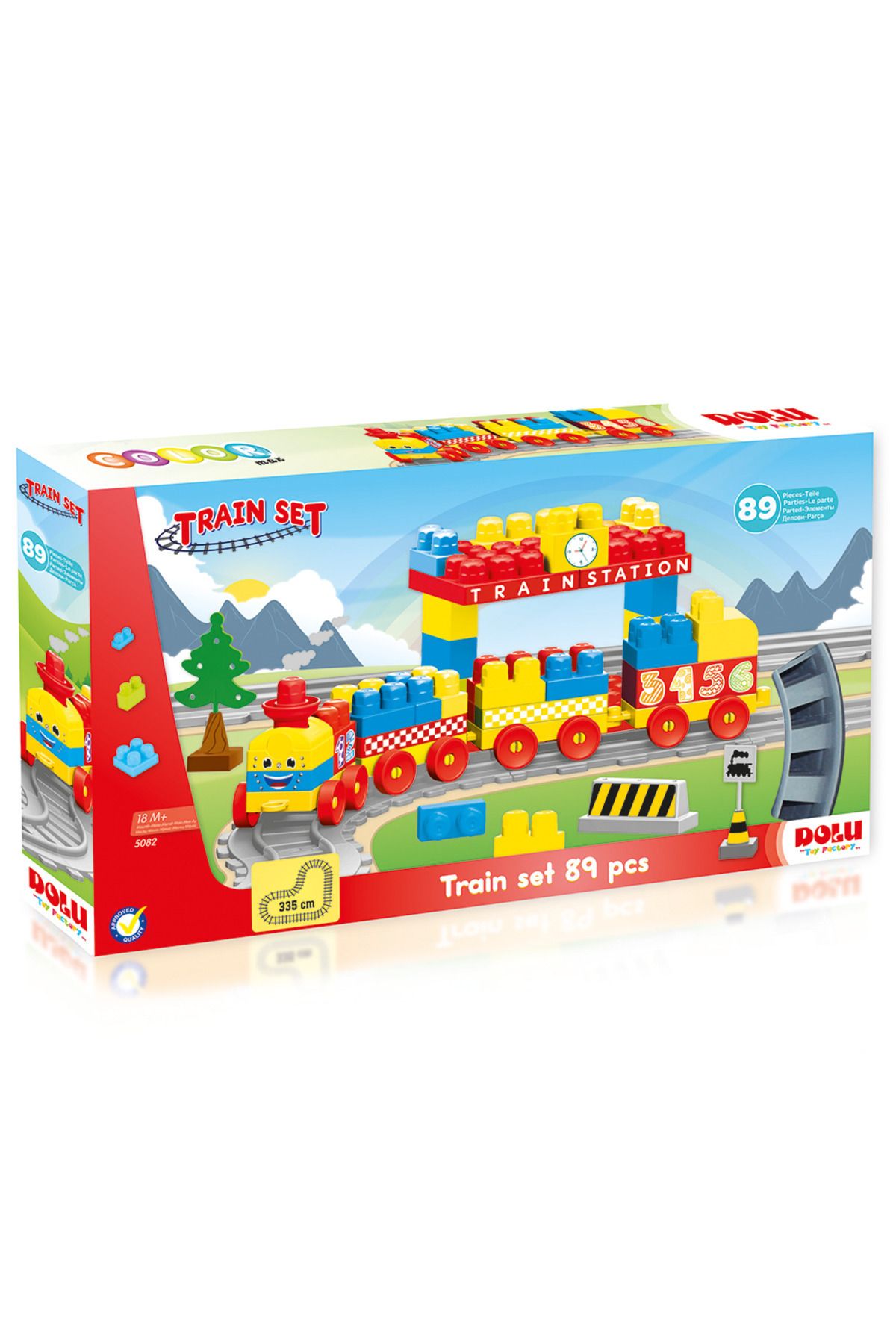 Dolu-Train Set 89 Pieces 5082 3