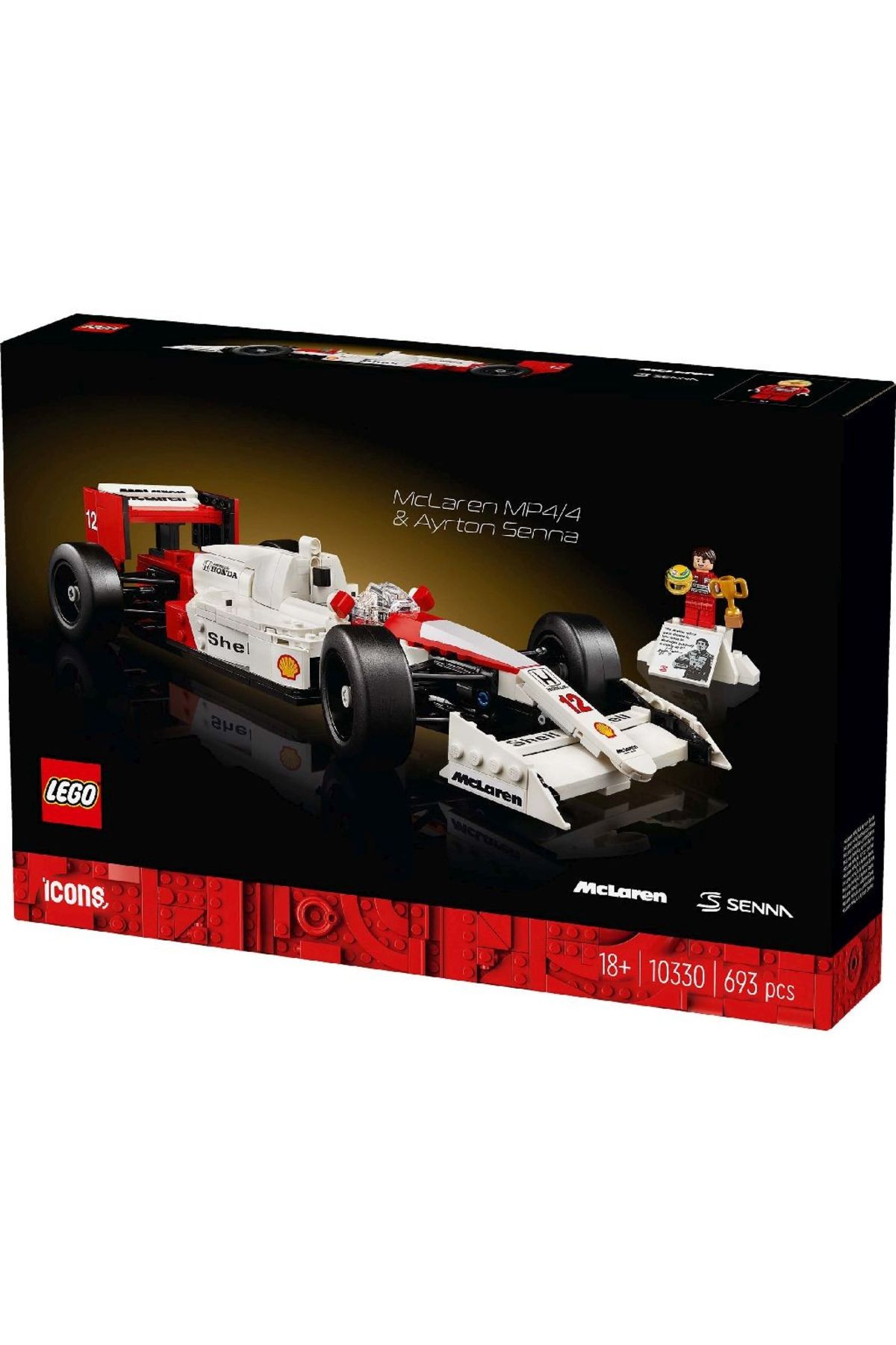 LEGO-® Icons McLaren MP4/4 & Ayrton Senna Set 10330 6