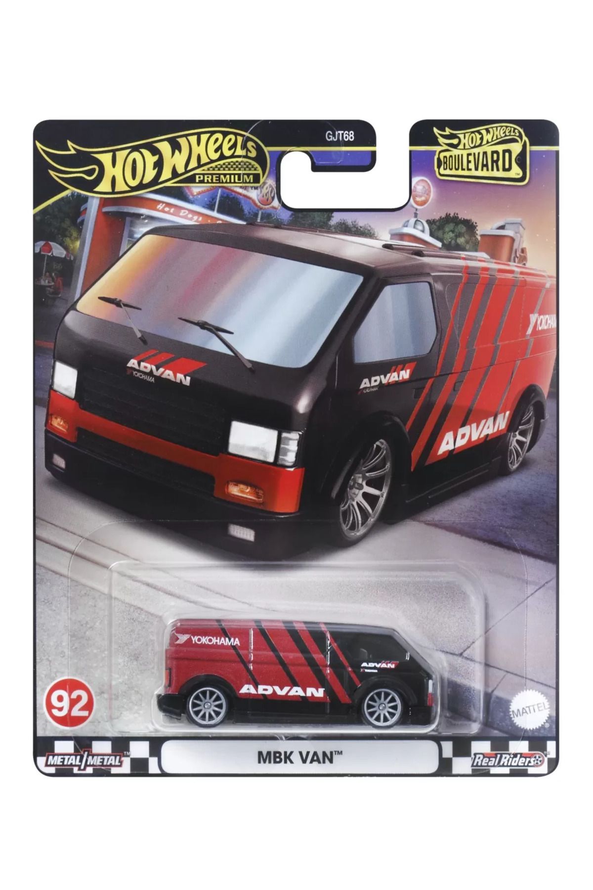 mattel Hot Wheels Premium Boulevard Masinuta Metalica Mbk Van Scara 1:64 - Mărime unică