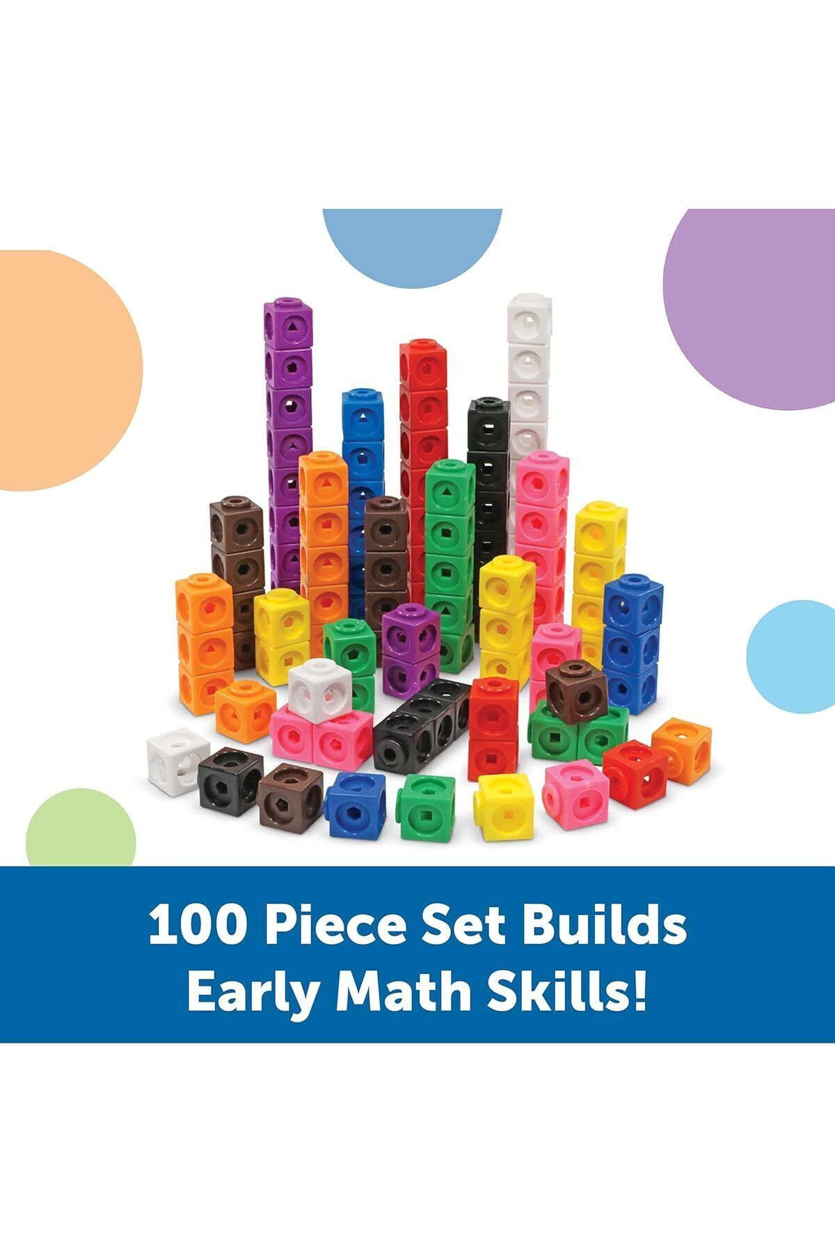 Learning Resources-Cuburi LR-MathLink®, set de 100 2