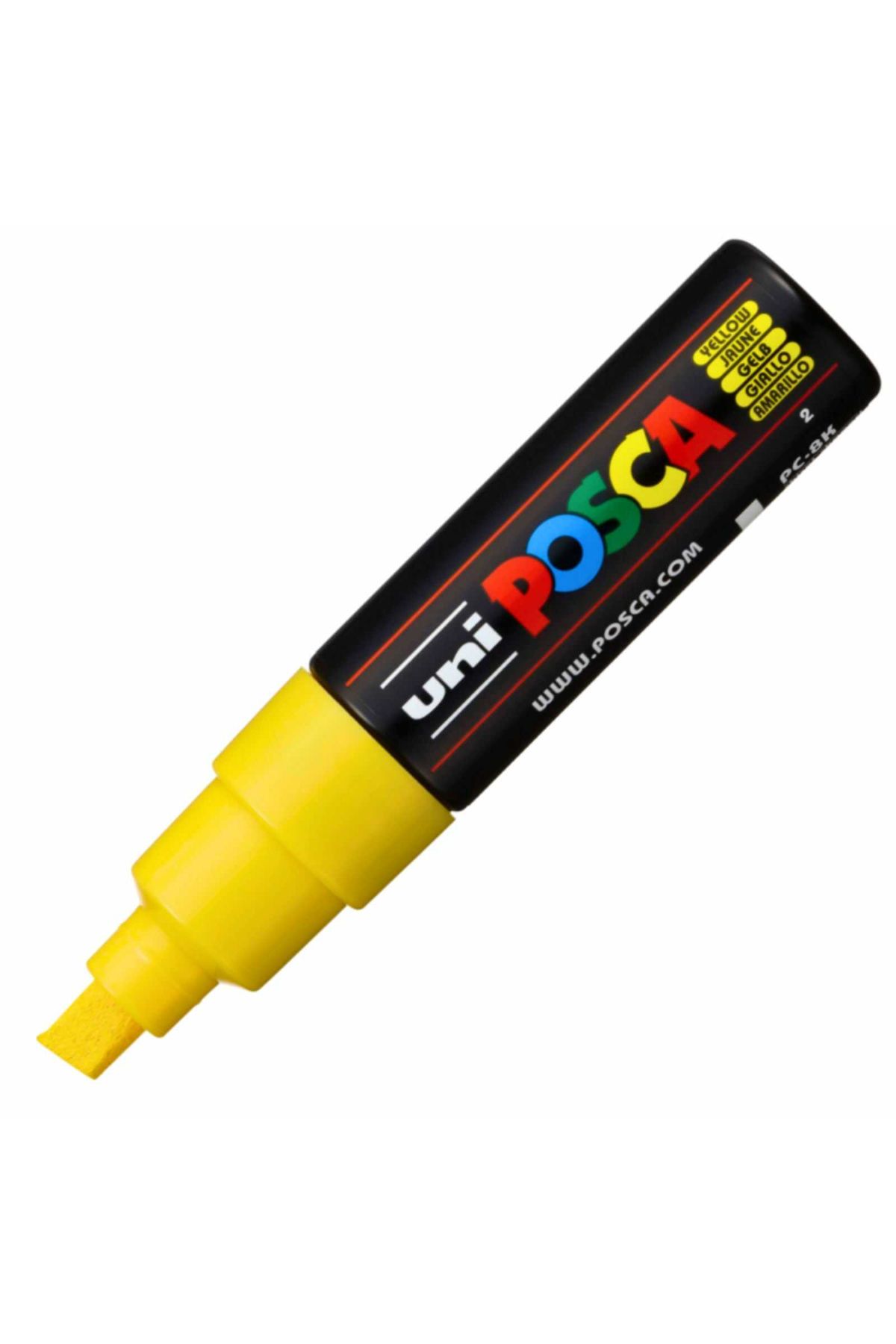 POSCA-Set of 4 Markers, Beveled Tip, 8 Mm, Marker Pc-8k, Uni 5
