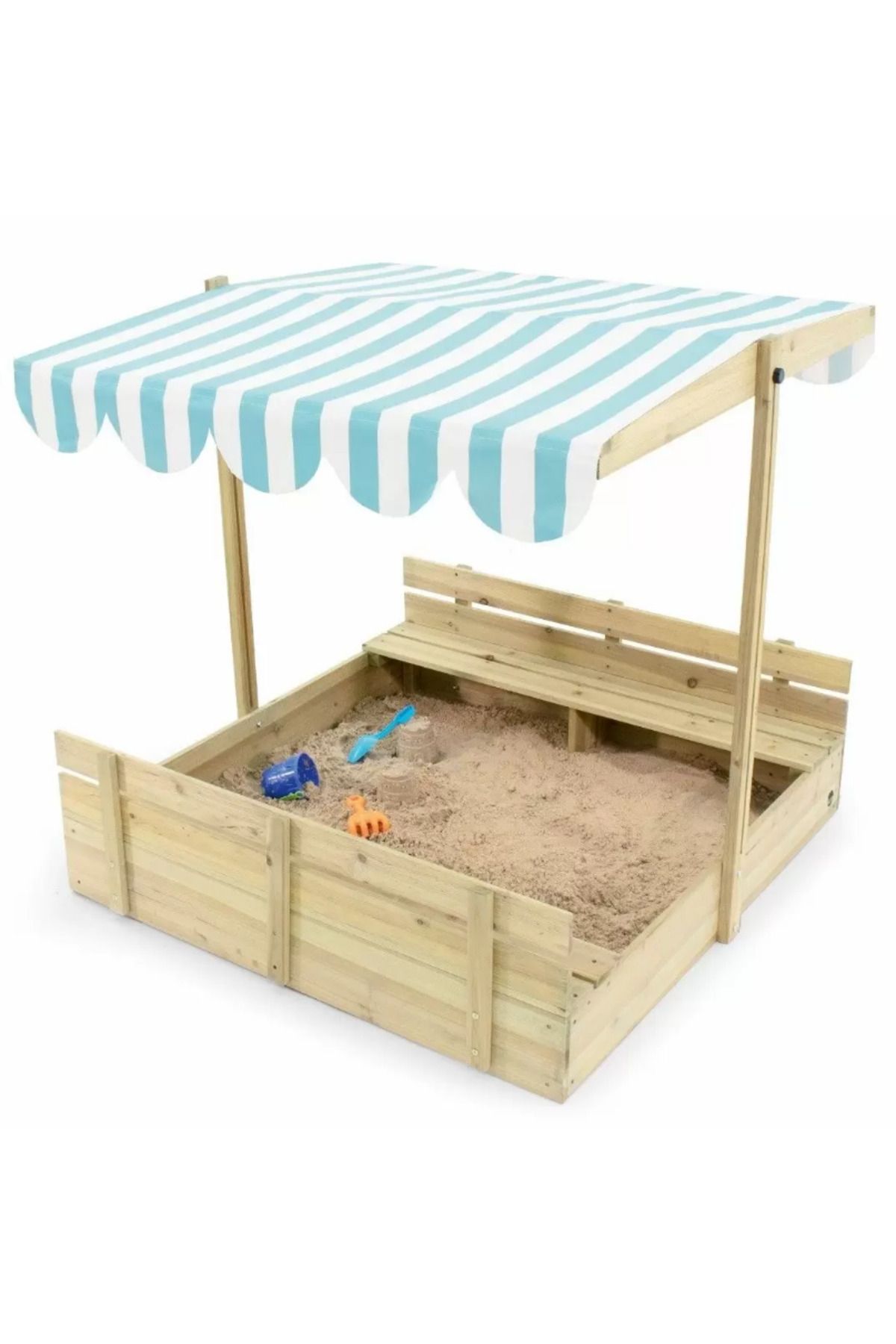 PLUM-Sandbox With Benches And Adjustable Sunshade, 25509 1