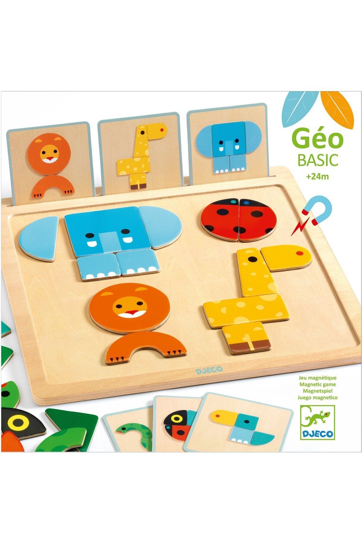 djeco-Geo Basic, Game For Babies With Geometric Shapes 1