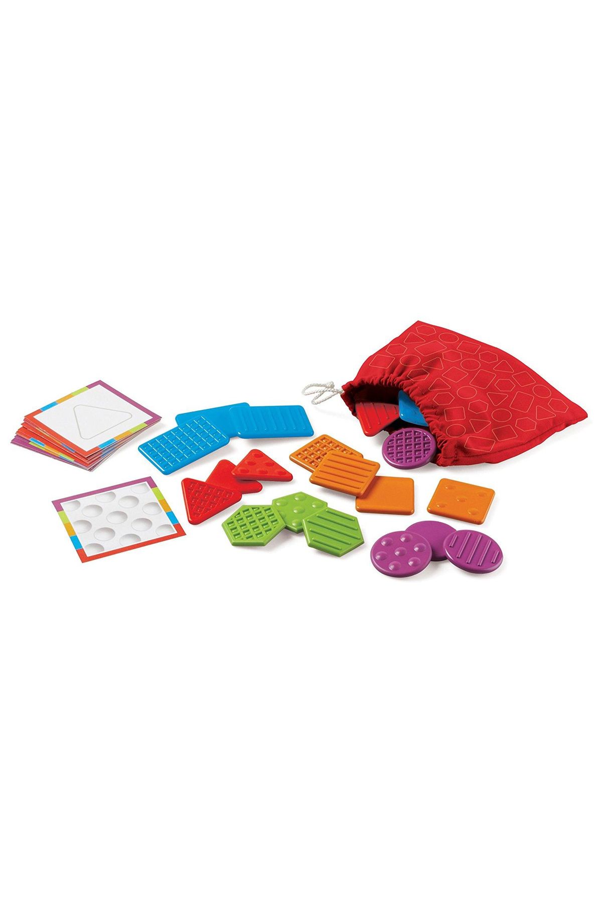 Learning Resources-Set tactil - Texturi si forme 5