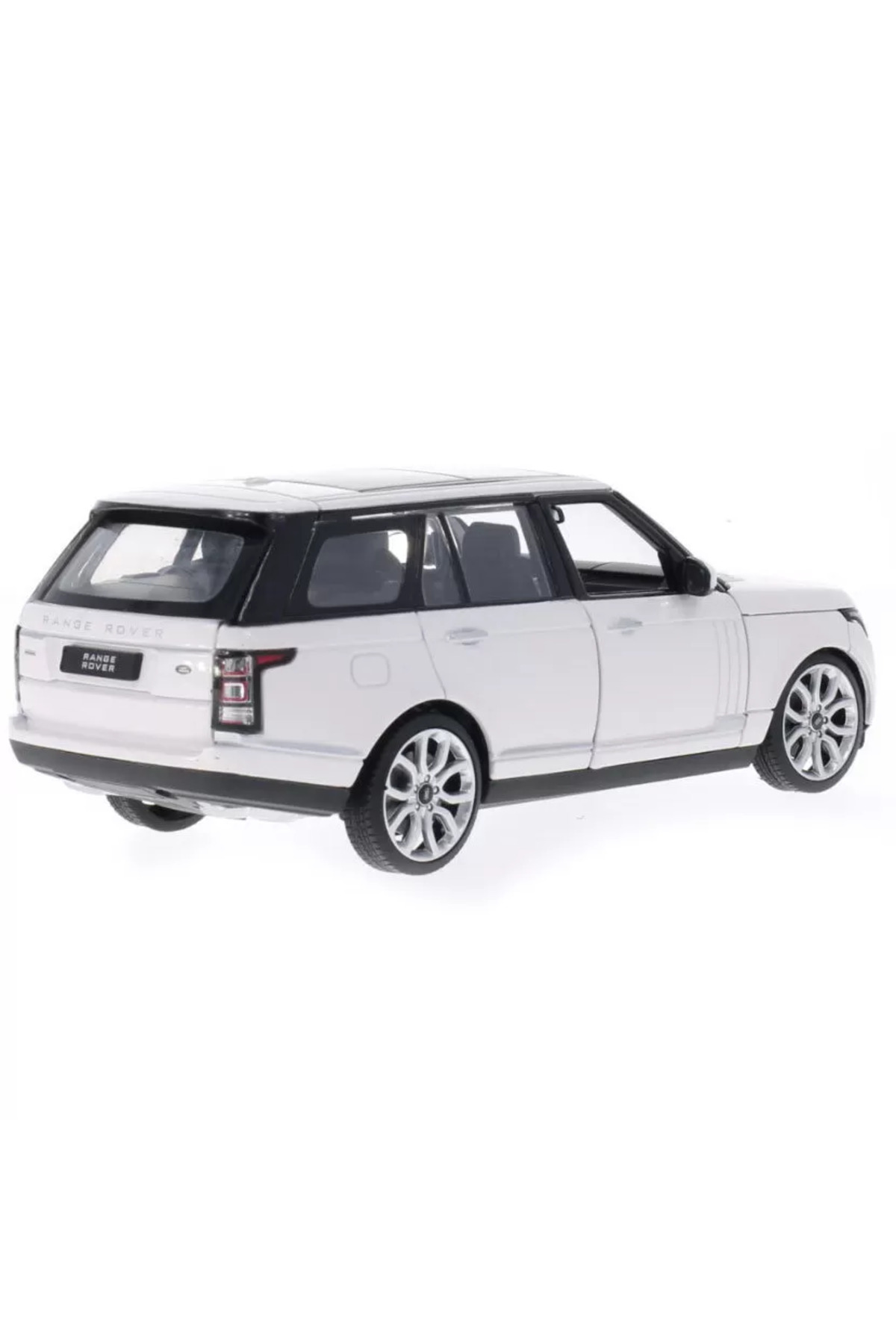 Rastar-White Range Rover Metal Car 1 To 24 Scale 5