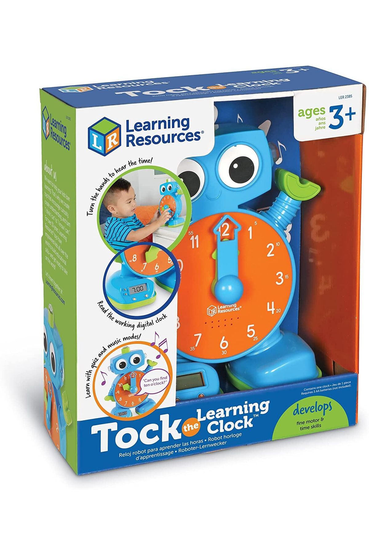 Learning Resources-Robotel Tic-Tac Invata sa citesti ceasul 4