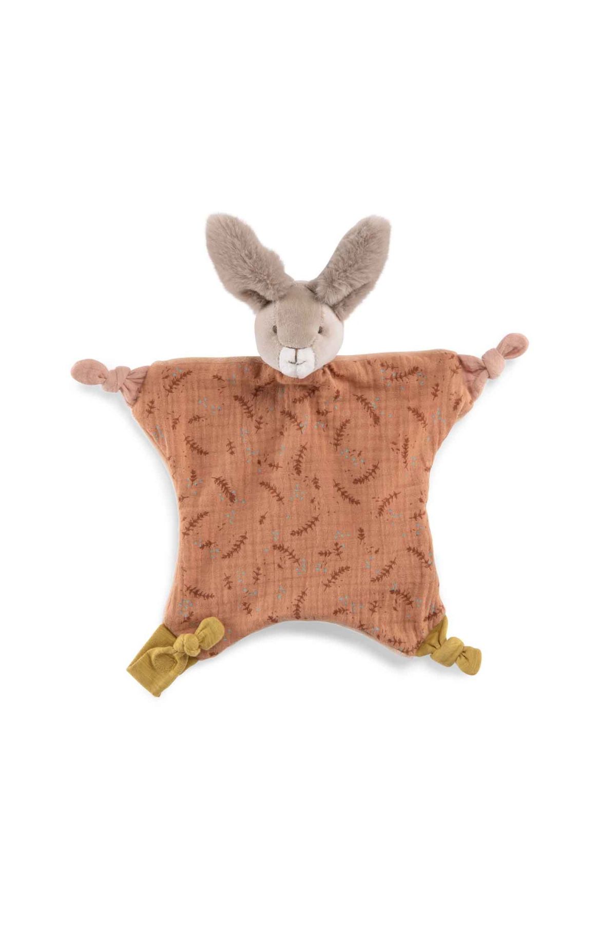 Moulin Roty Comforter, Sensory Baby Toy Clay Bunny, - One Size