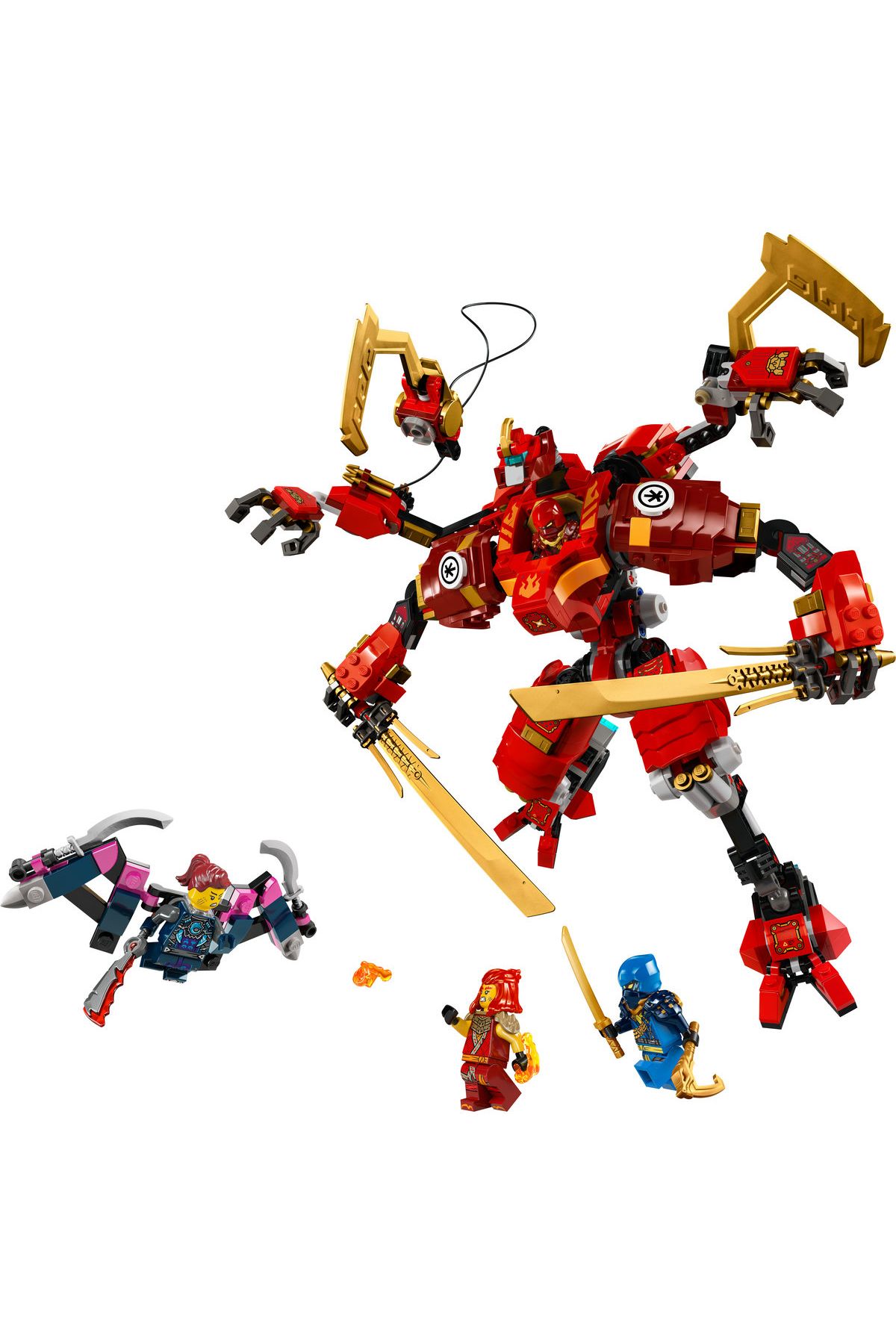 LEGO-® NINJAGO® Kai's Ninja Climbing Robot 71812 - Construction Set for Ages 9 and Up (623 Pieces) 6