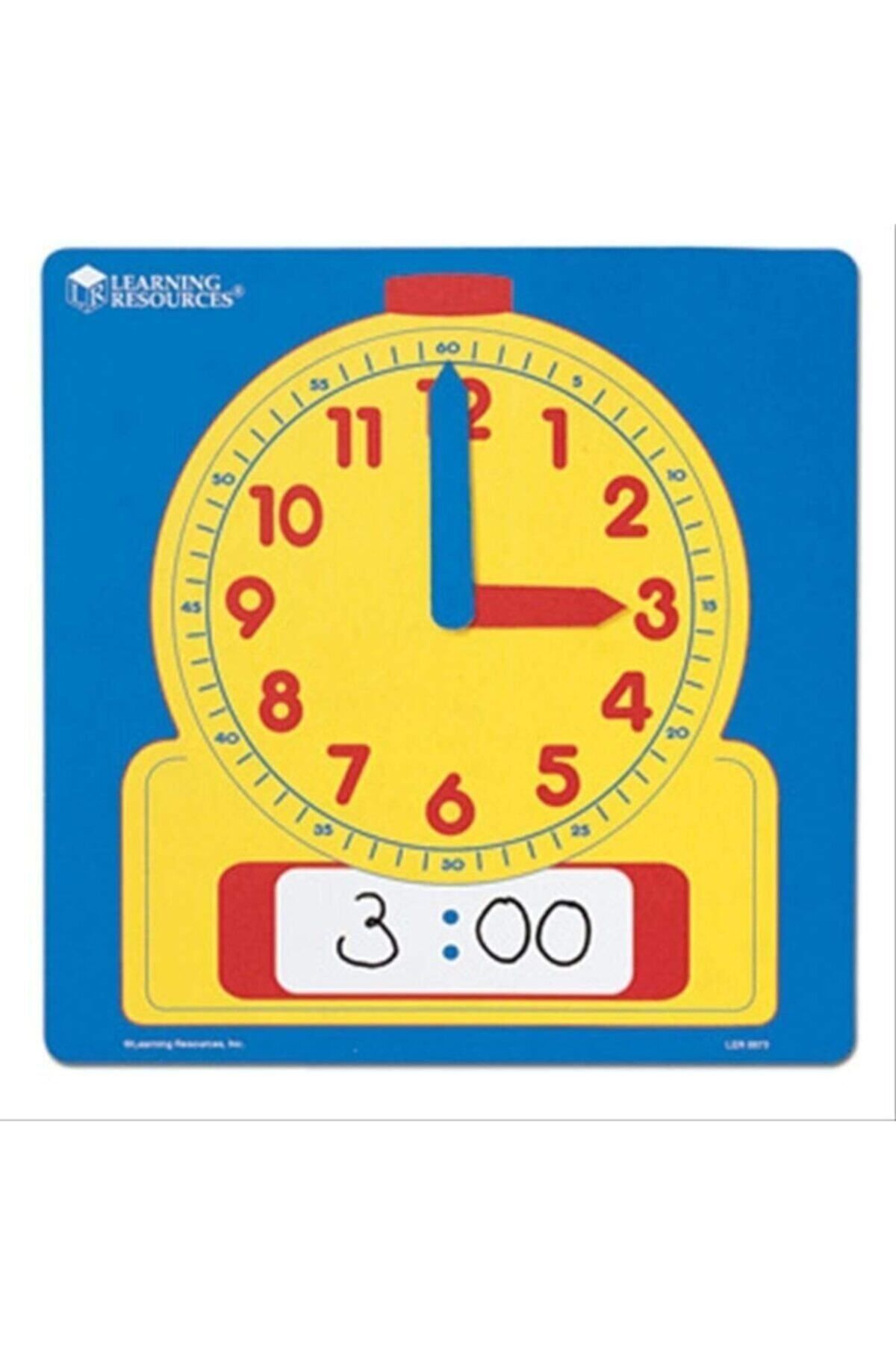 Learning Resources-Summer And Erase Learning Clock 1