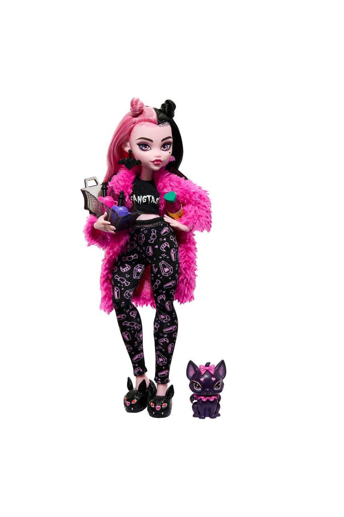 mattel-Păpușă și accesorii pentru petrecere Monster High Creepover cu Watzie Dog 1