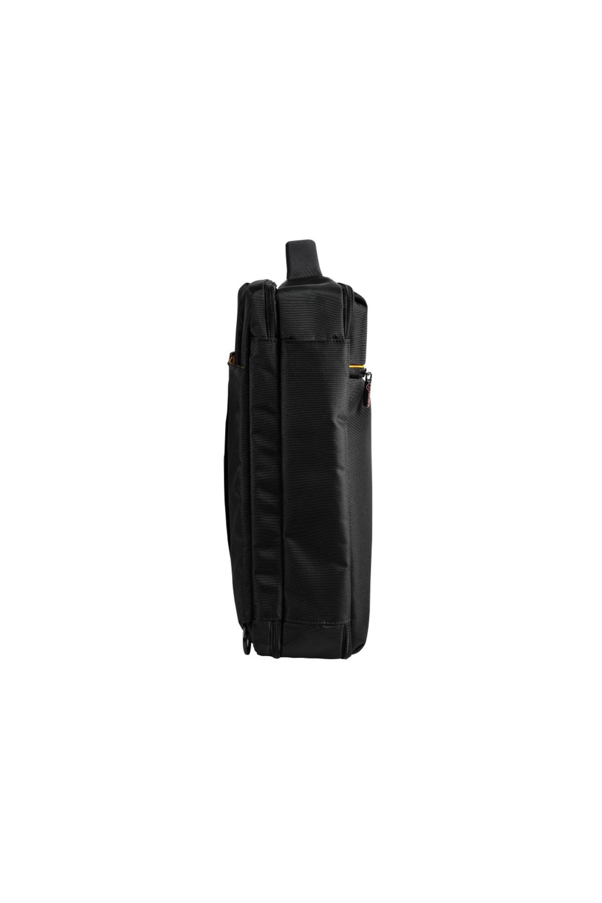 Exacompta-Rucsac pentru laptop de 15,6", tip geantă, cu buzunare verticale și orizontale, culoare neagră 4