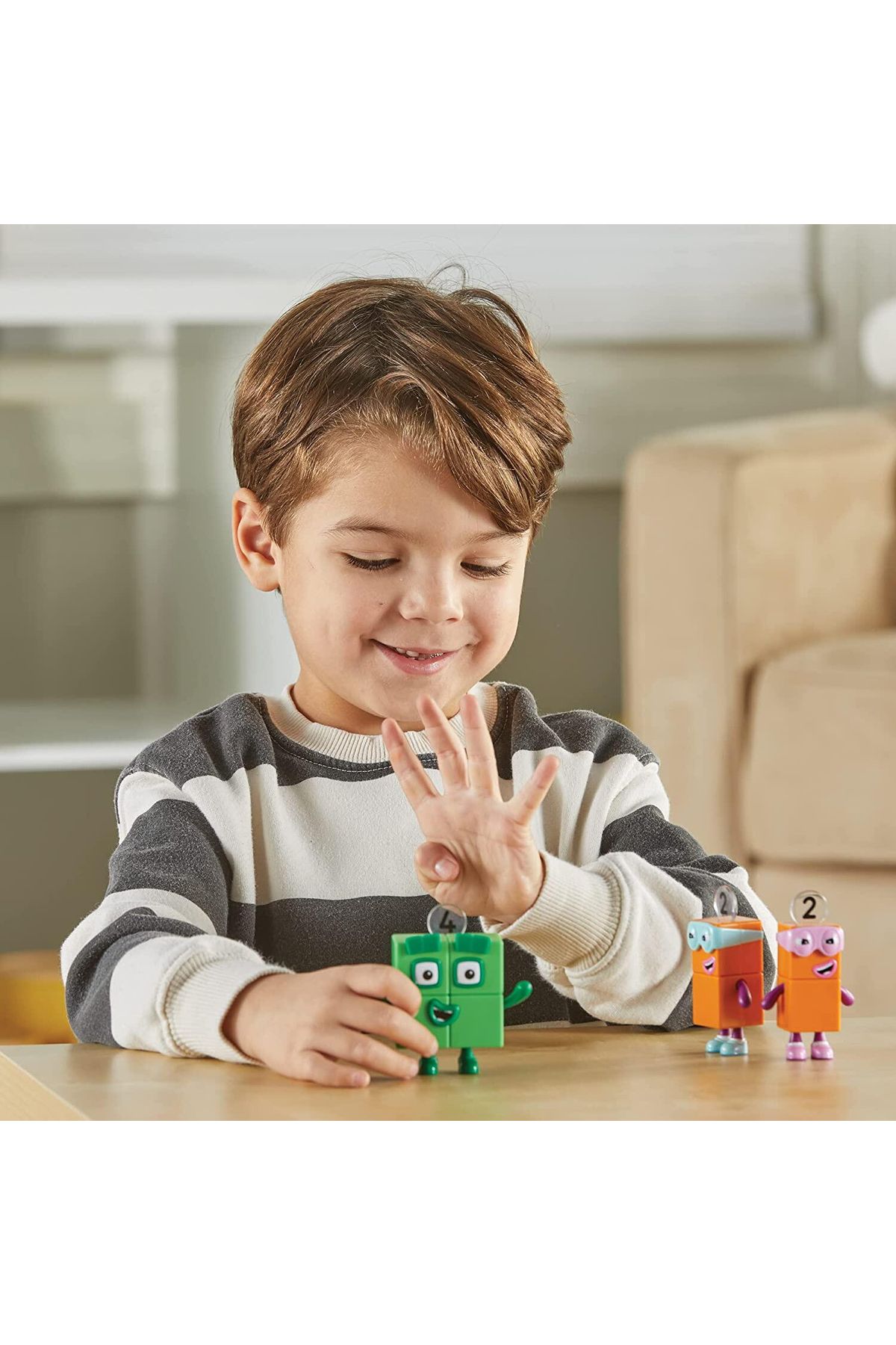 Hand2Mind-Sada figurek Numberblocks - Čtyři a dva hrozní 4