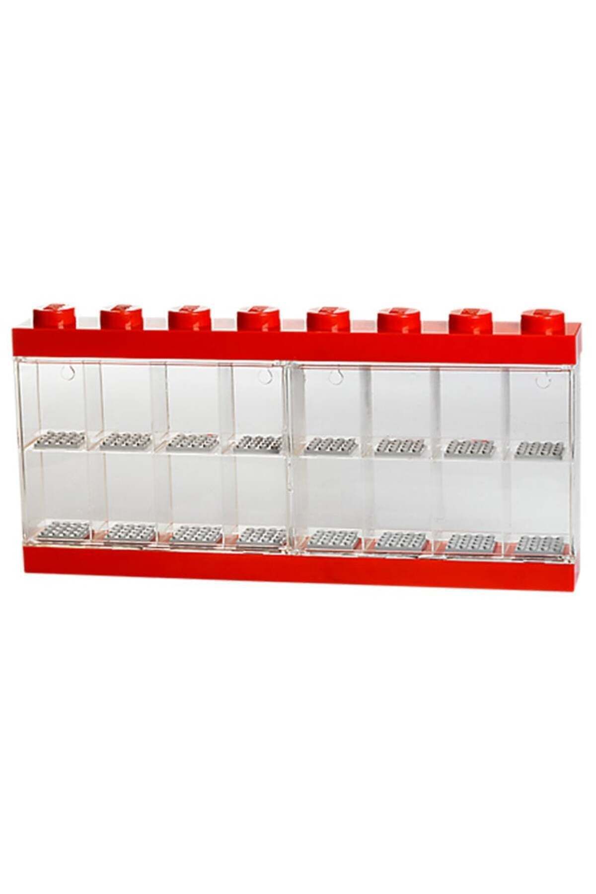 LEGO Cutii De Depozitare Cutie Roșie Pentru 16 Minifigurine - One Size