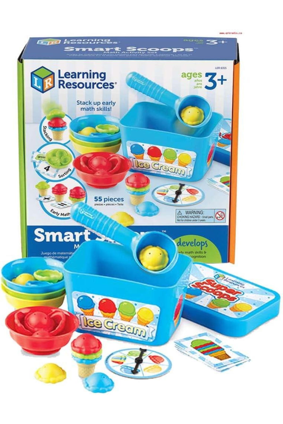 Learning Resources-Math Game - Colorful Ice Cream 3