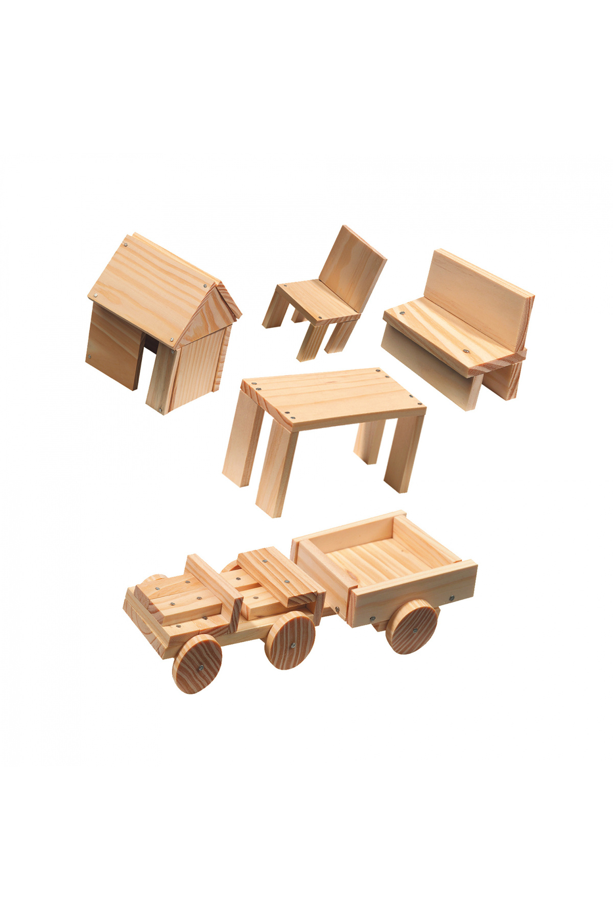 SES Creative-Set creativ - Construcții din lemn 2