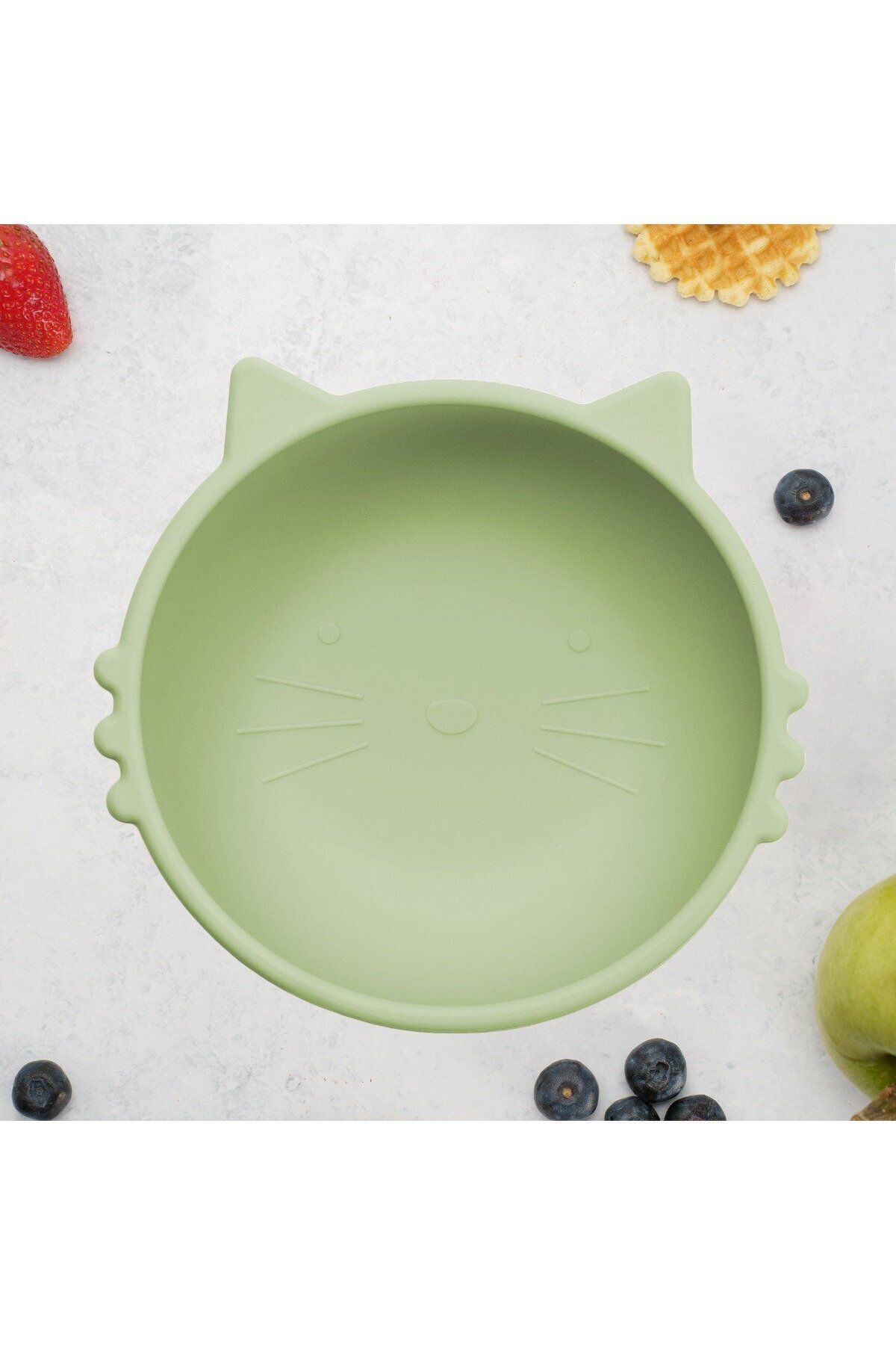 APPEKIDS Bol Din Silicon, , Kitty I - Verde Raw - One Size