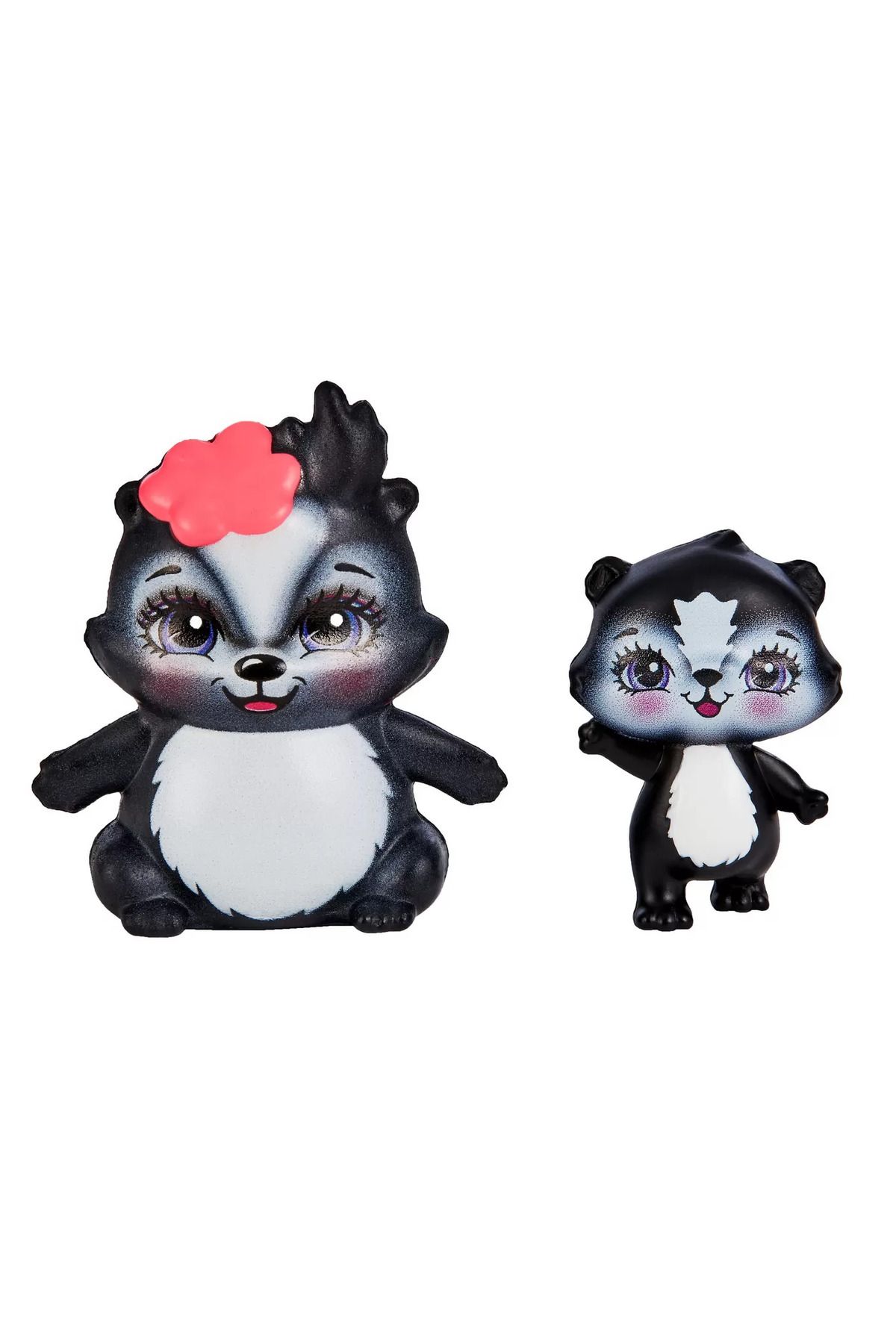mattel-Enchantimals Sisters and Pets Doll Set Sage Skunk and Caper and Sabella Skunk and Striper 5
