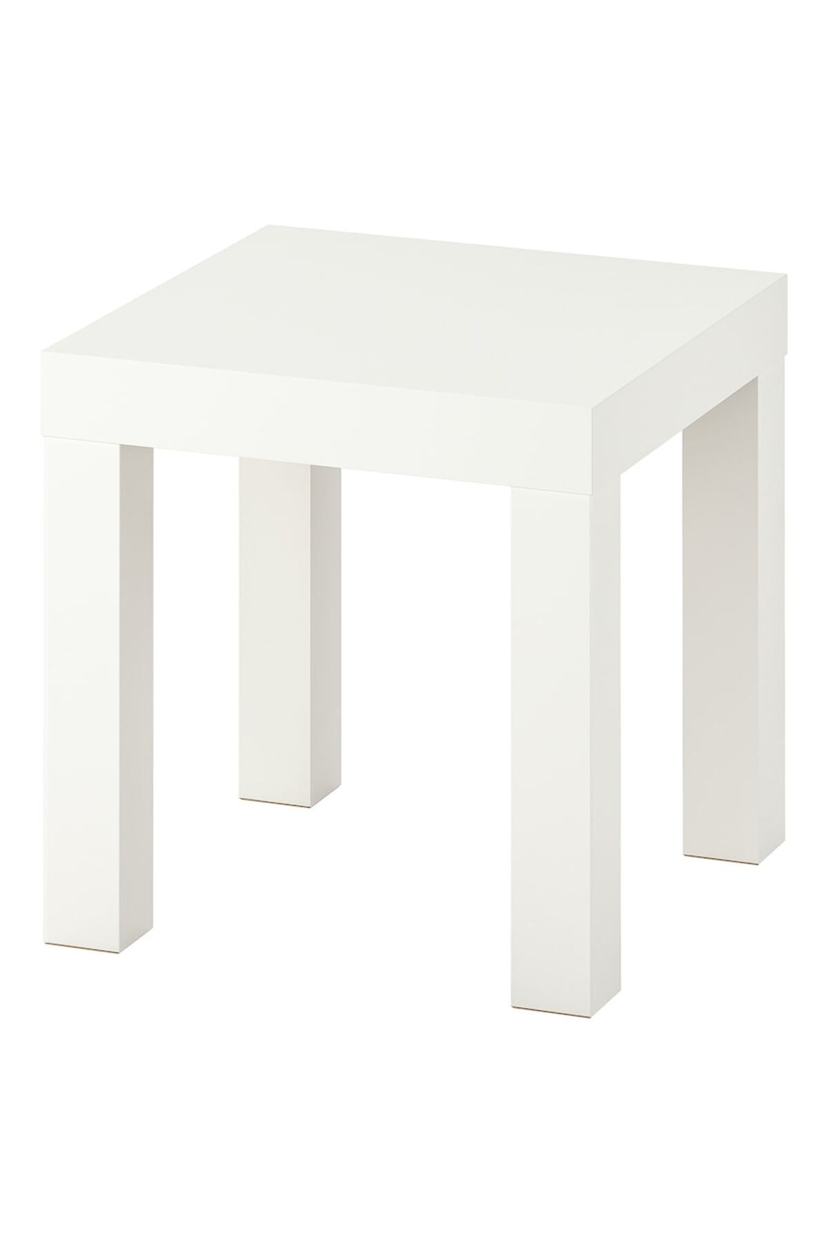 IKEA-Set of two nested side tables, white, one 35*35 cm and the other 55*55 cm 3