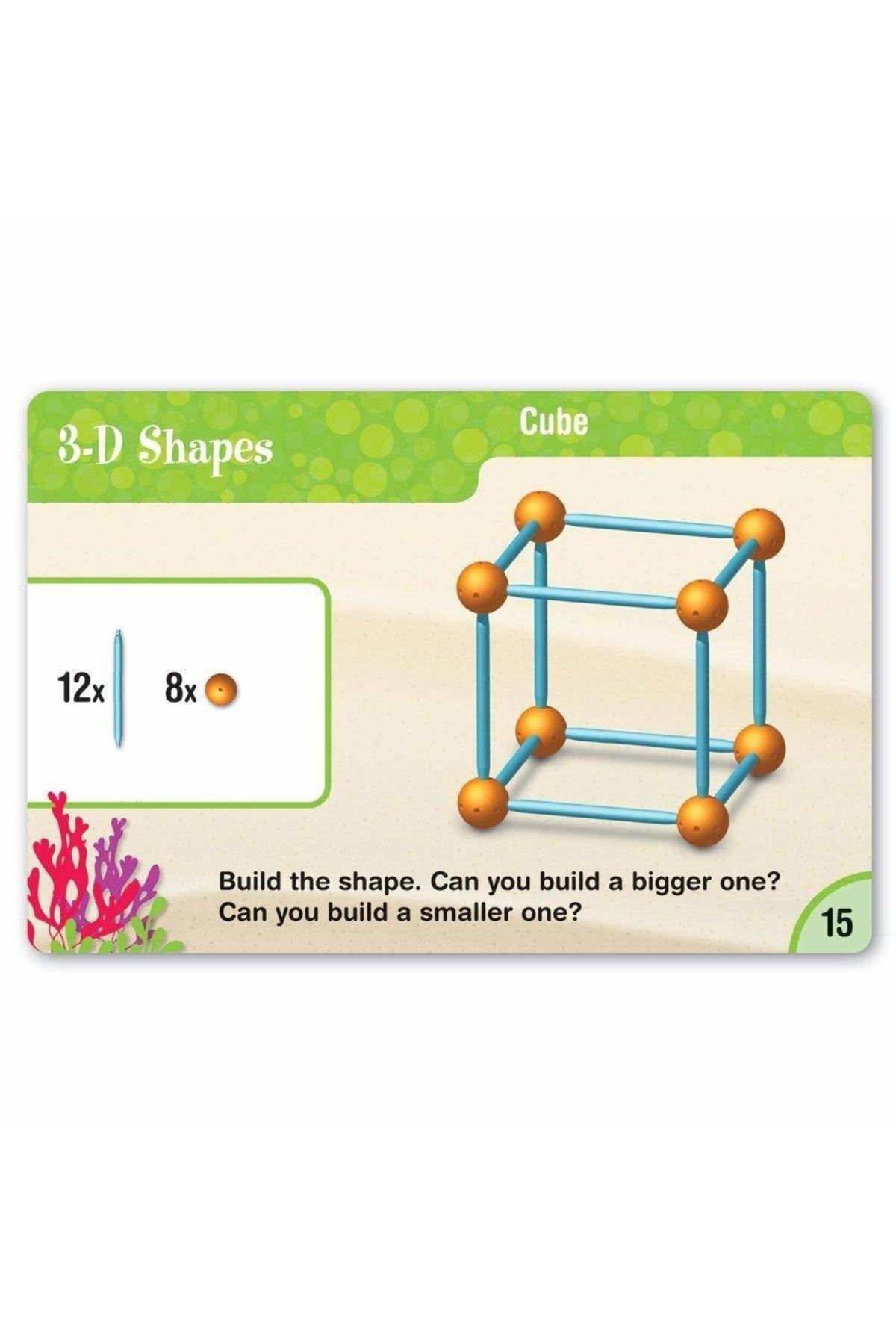Learning Resources-Set Constructie - Forme 3d 6