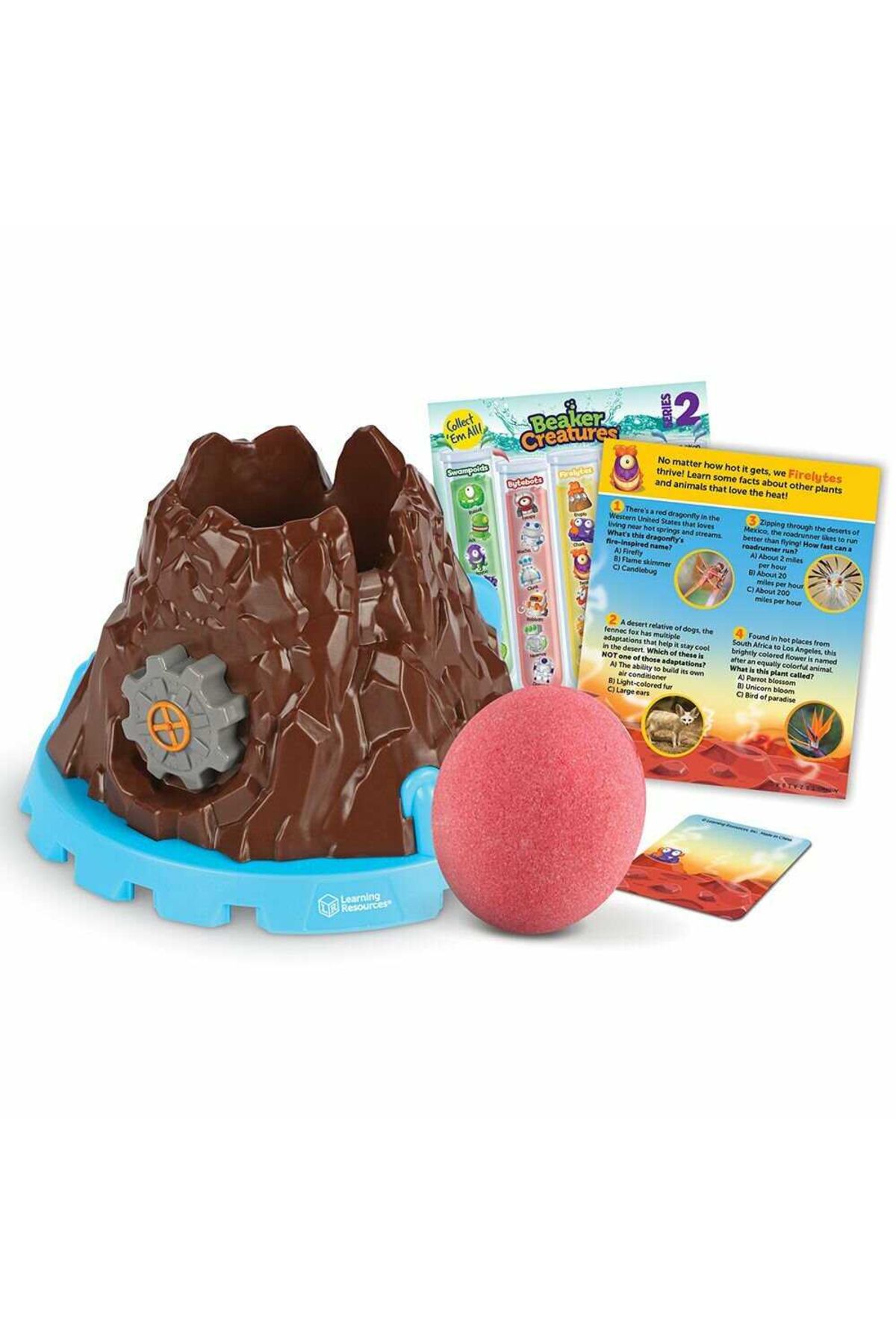 Learning Resources-The Little Monsters in the Lab? The Lava Volcano, Beaker Creatures From 4