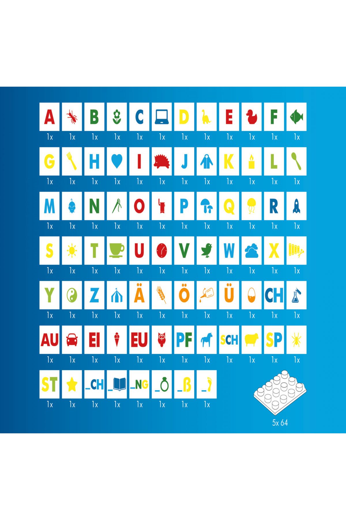 Hubelino-Game For Children To Learn Letters (85 PIECES) Alphabetically 2