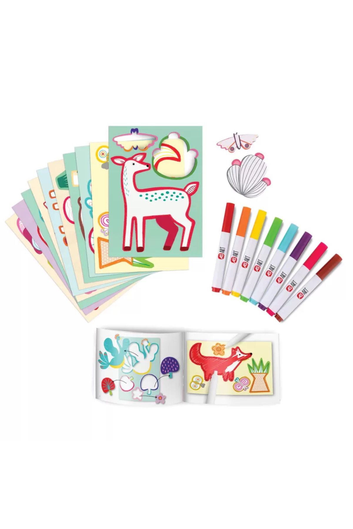 As-Primele mele carioci, Set pentru colorat si desenat, AS Art 2