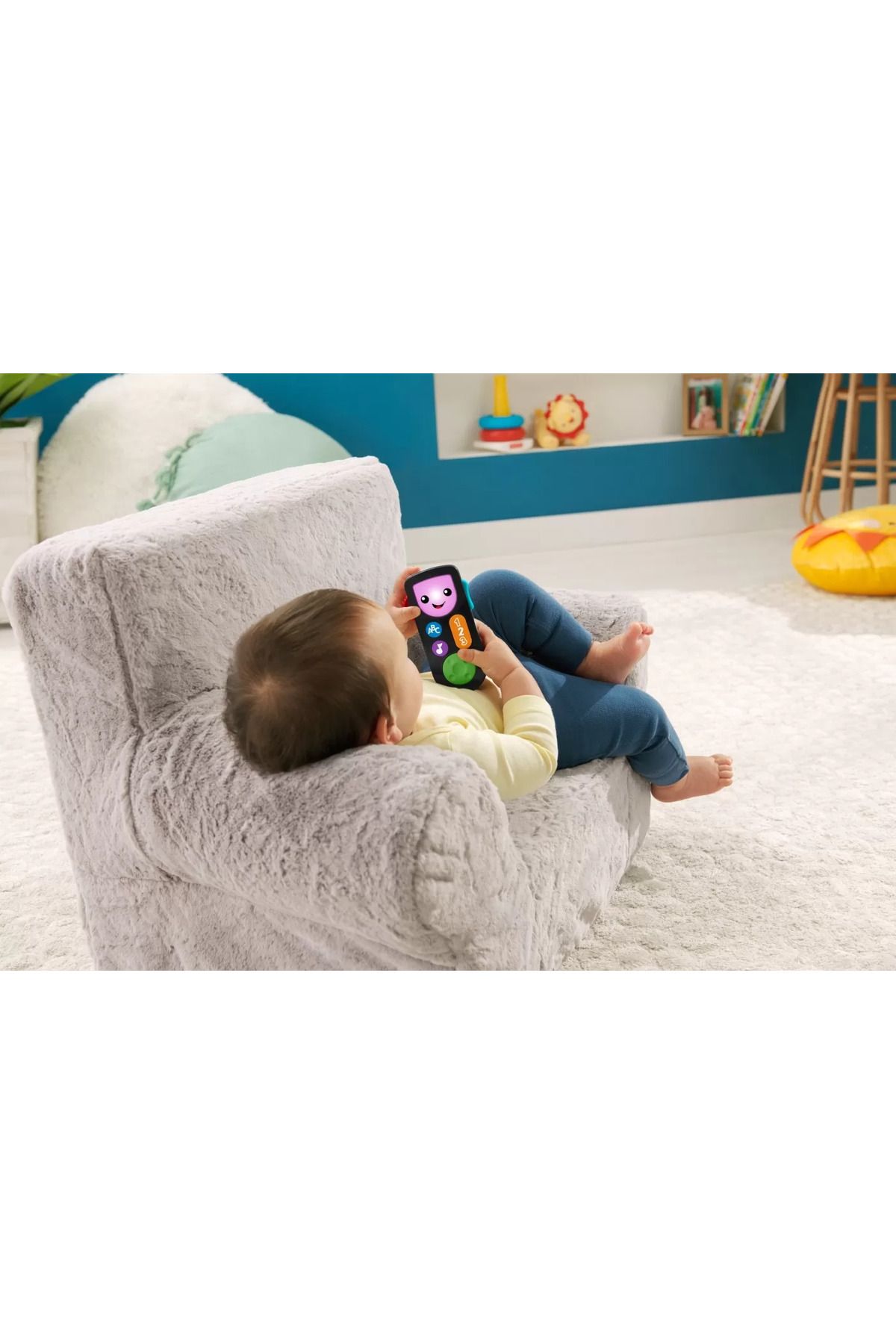 mattel-Fisher Price Laugh&learn Interactive Remote Control in Romanian 4