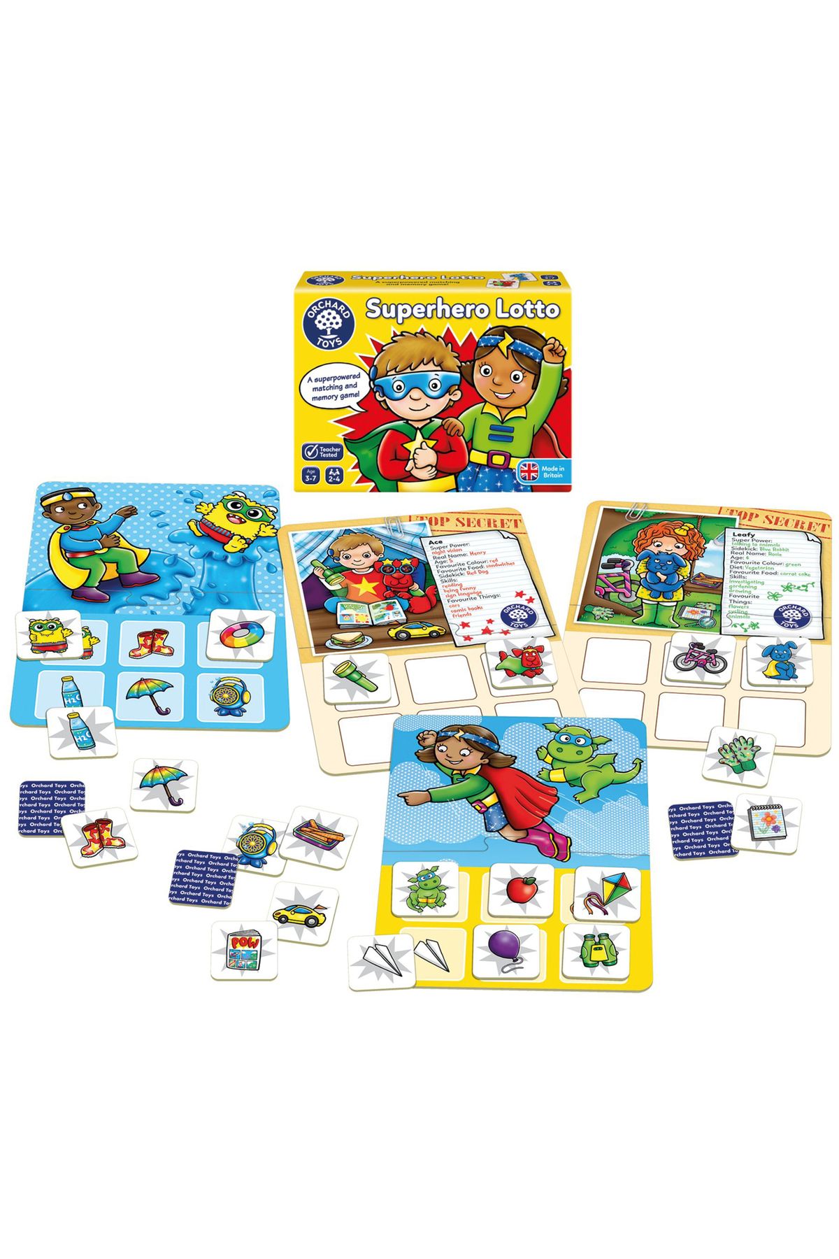 Orchard Toys-Joc educativ Supererou SUPERHERO LOTTO 2
