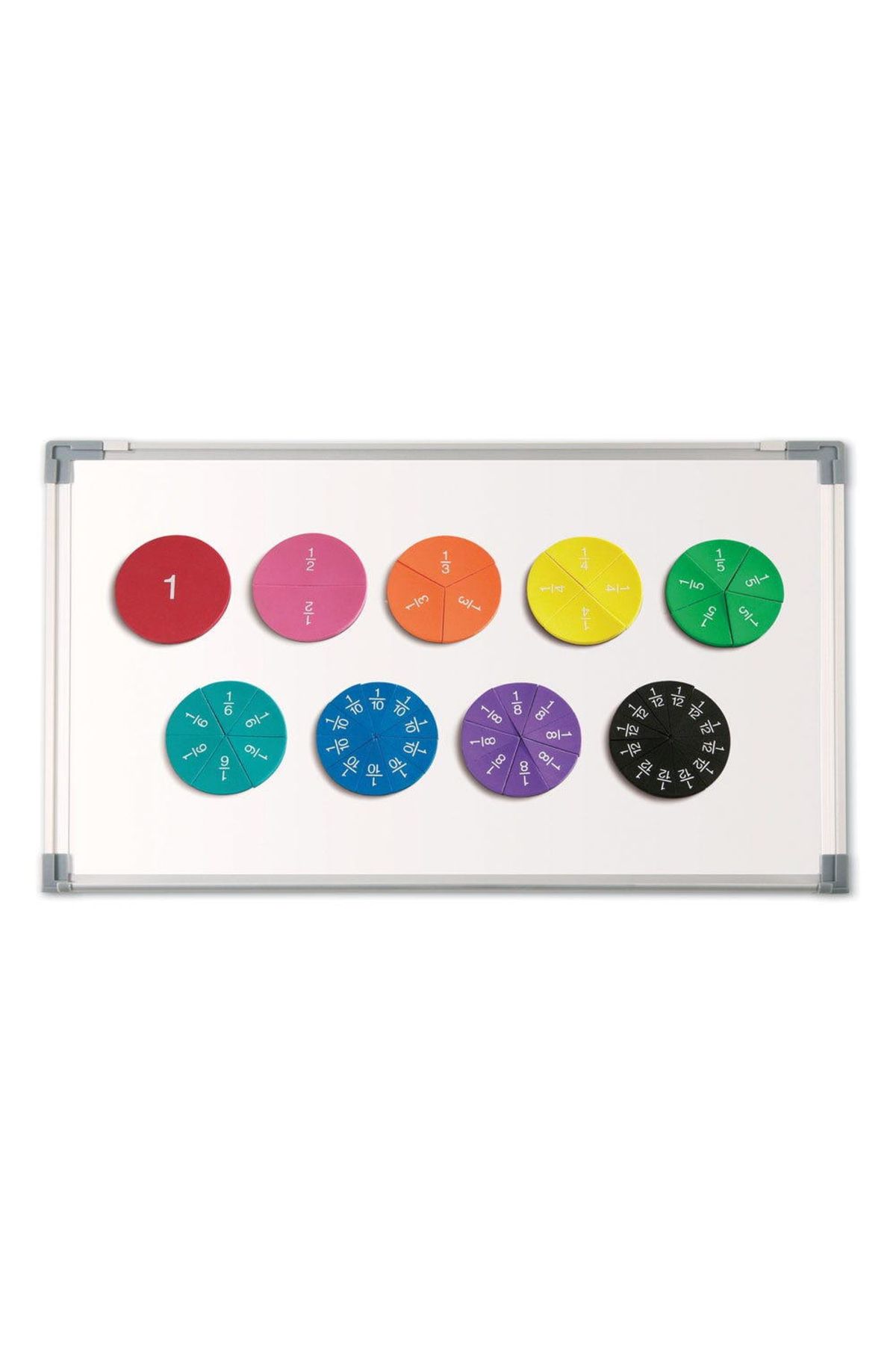 Learning Resources-Magnetic Set - Circles With Fractions 2