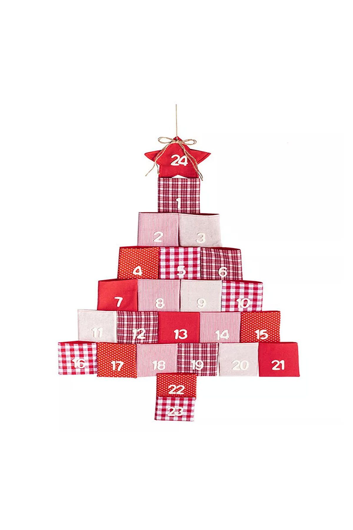 Fakopancs-Calendar Advent, Brad din material textil 1
