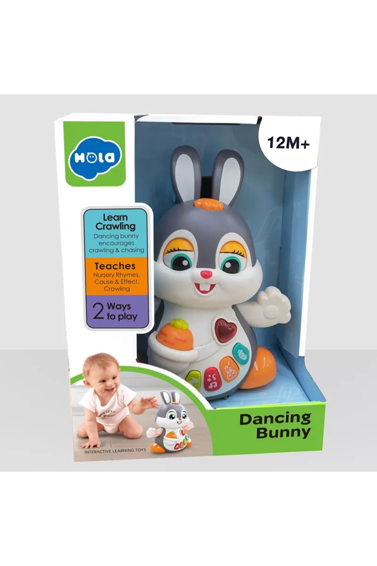 Hola Tančící králíček, hudební hračka pro miminka