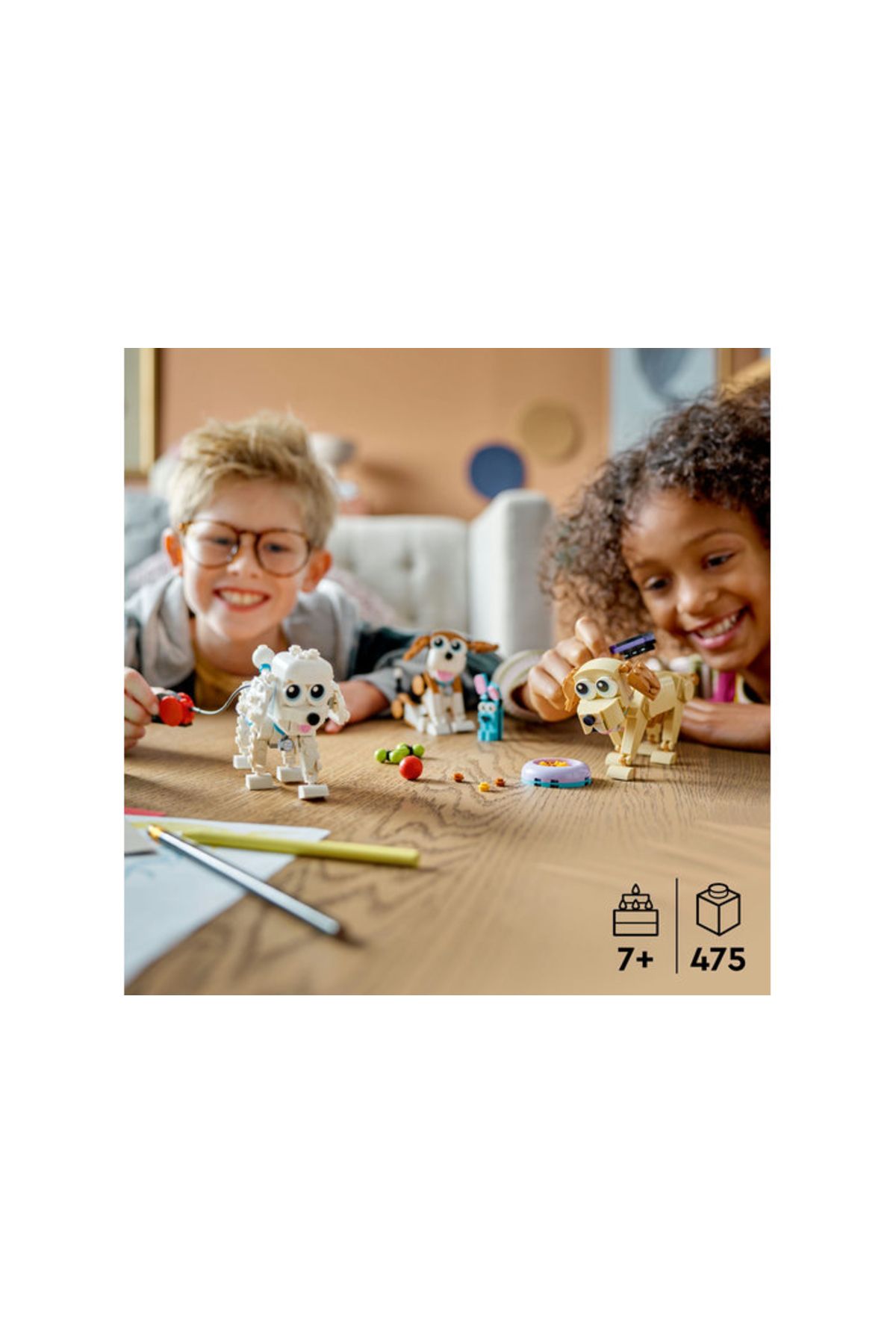 LEGO-® Creator Câini Drăguți 31137 - Set de construcție pentru copii cu vârsta de 7 ani și peste (475 de piese) 4